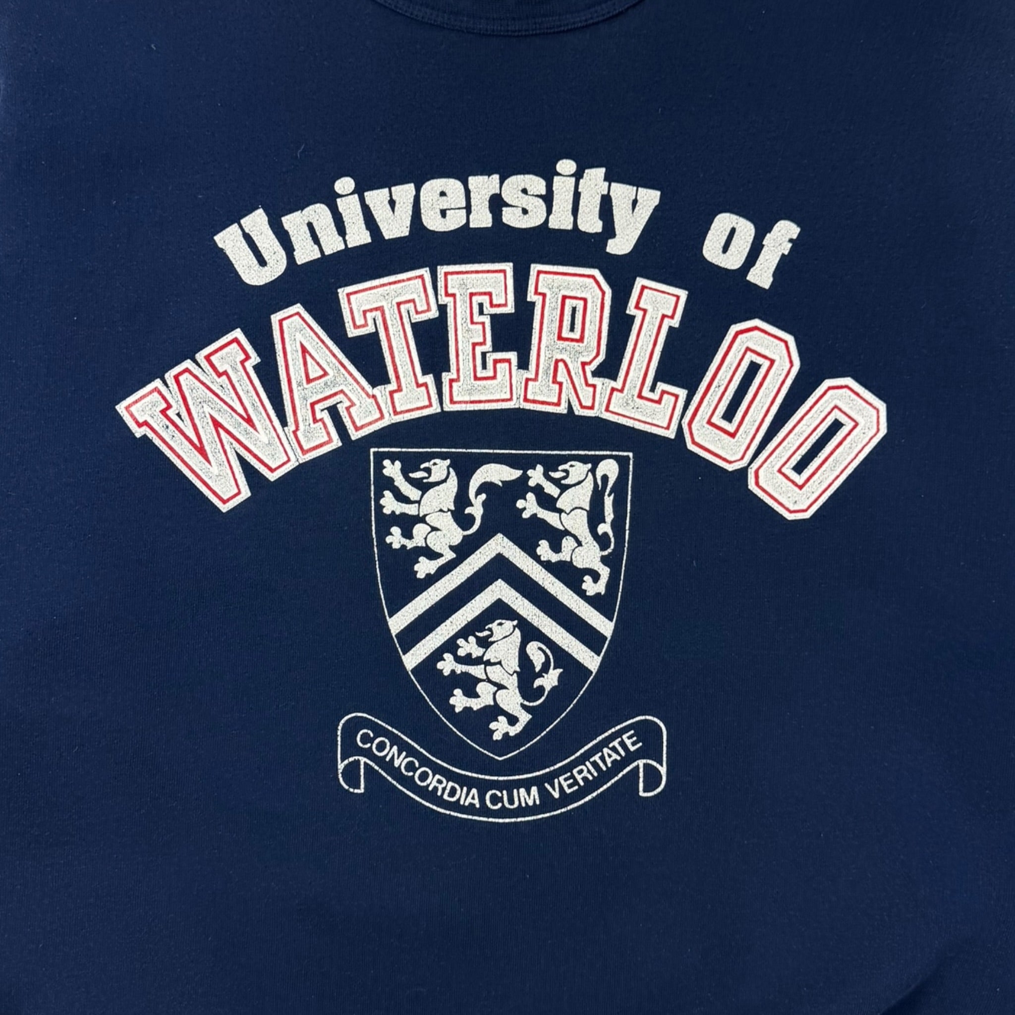 Vintage University of Waterloo Heavyweight Crewneck
