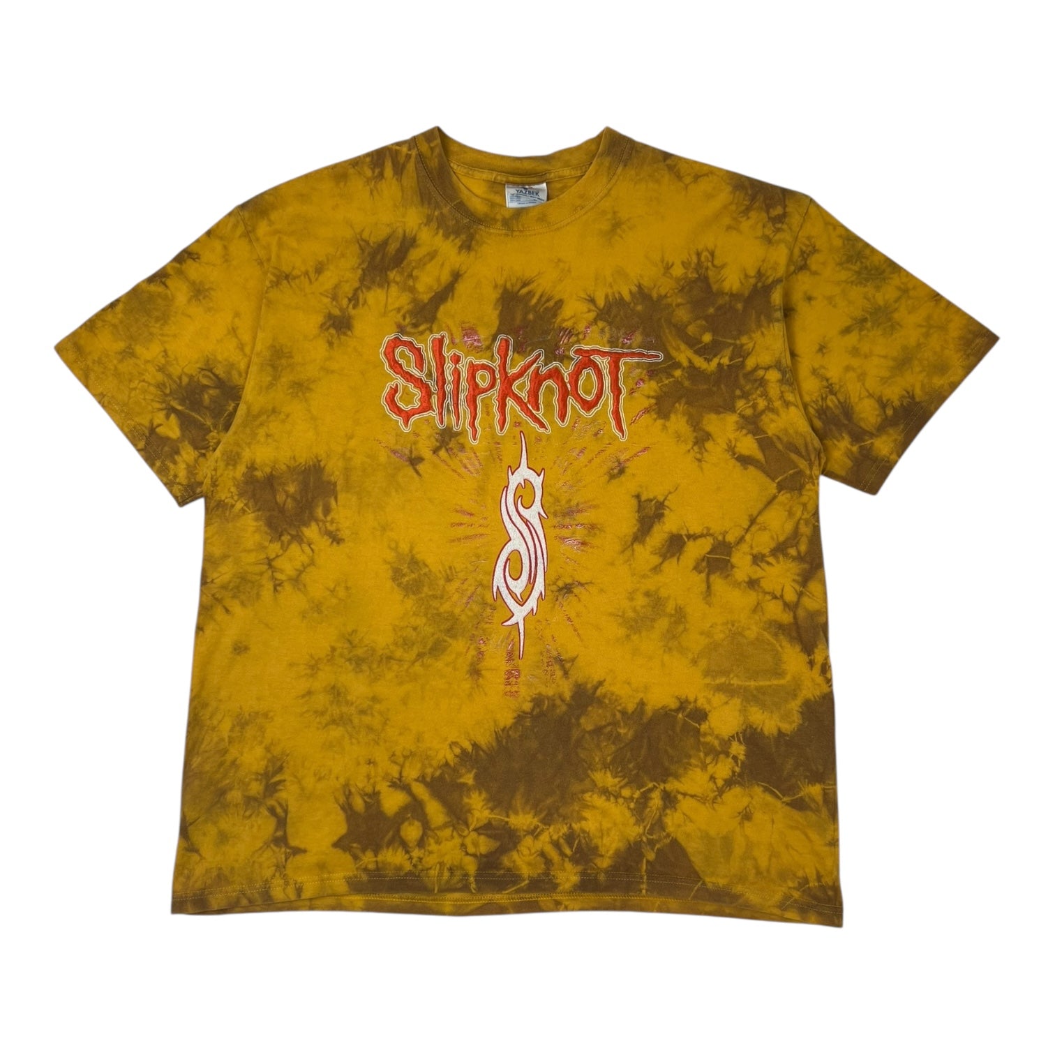 Vintage Slipknot Tie Dye “Don’t Ever Judge Me” T-Shirt Yellow