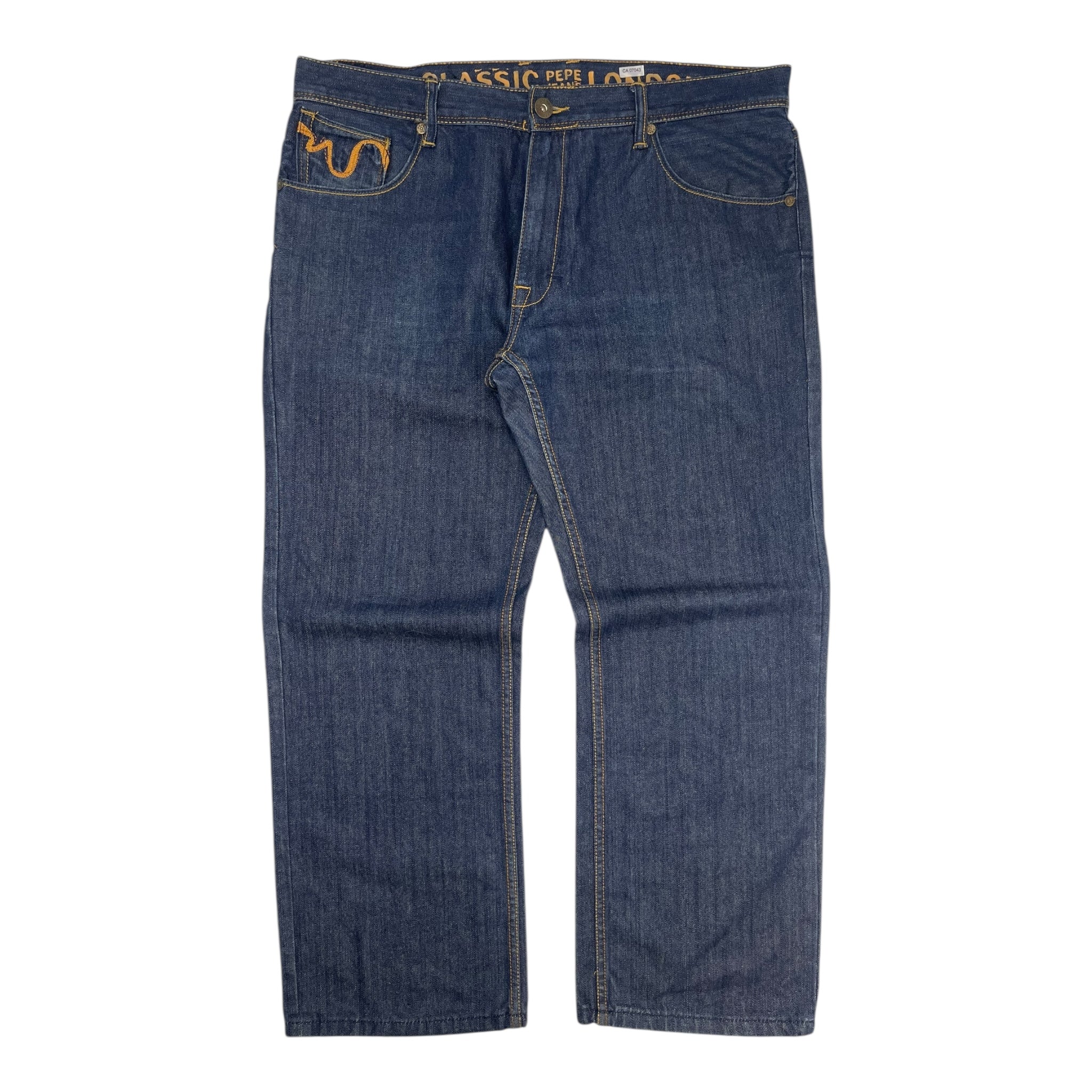 Vintage Y2K Pepe Baggy Jeans Dark Washed