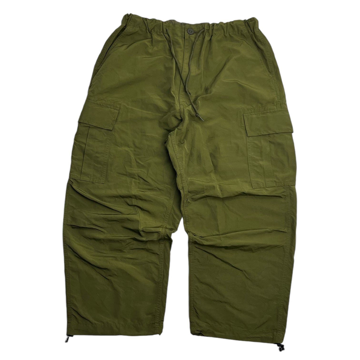 Comme Des Garçon Nylon Cargo Pants Olive