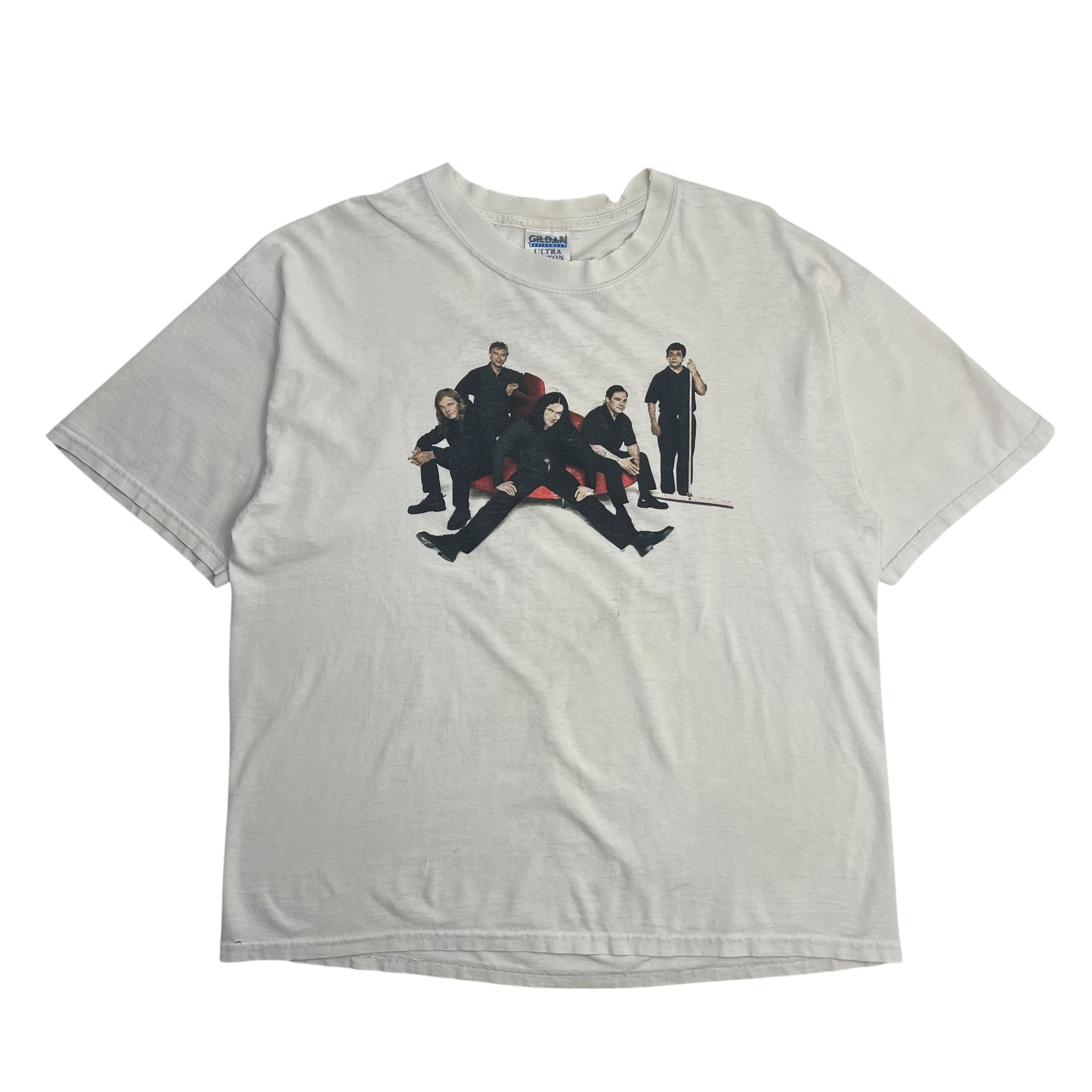 1999 Weird Al "Touring With Scissors" T-Shirt White