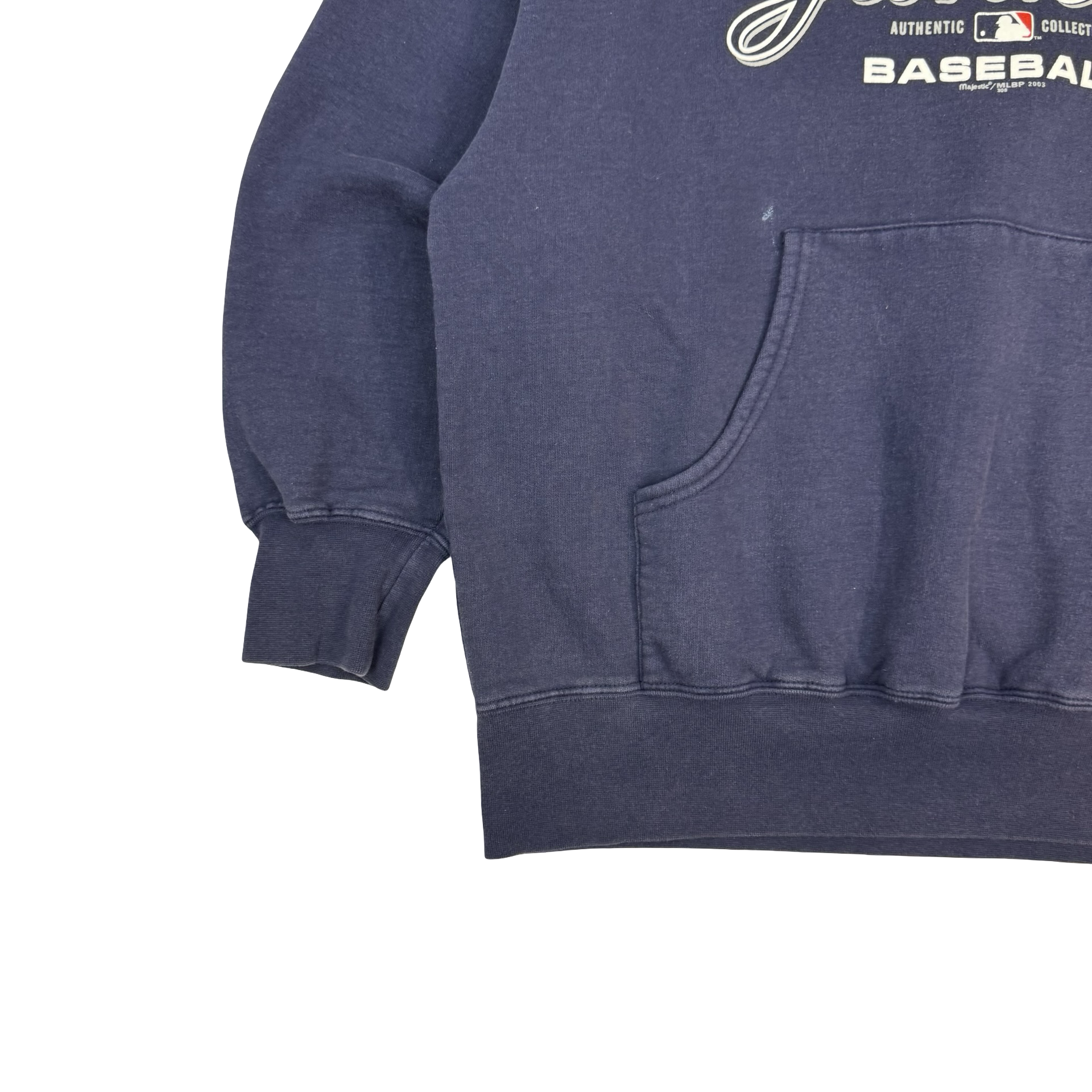 Vintage New York Yankees Hoodie Navy Blue