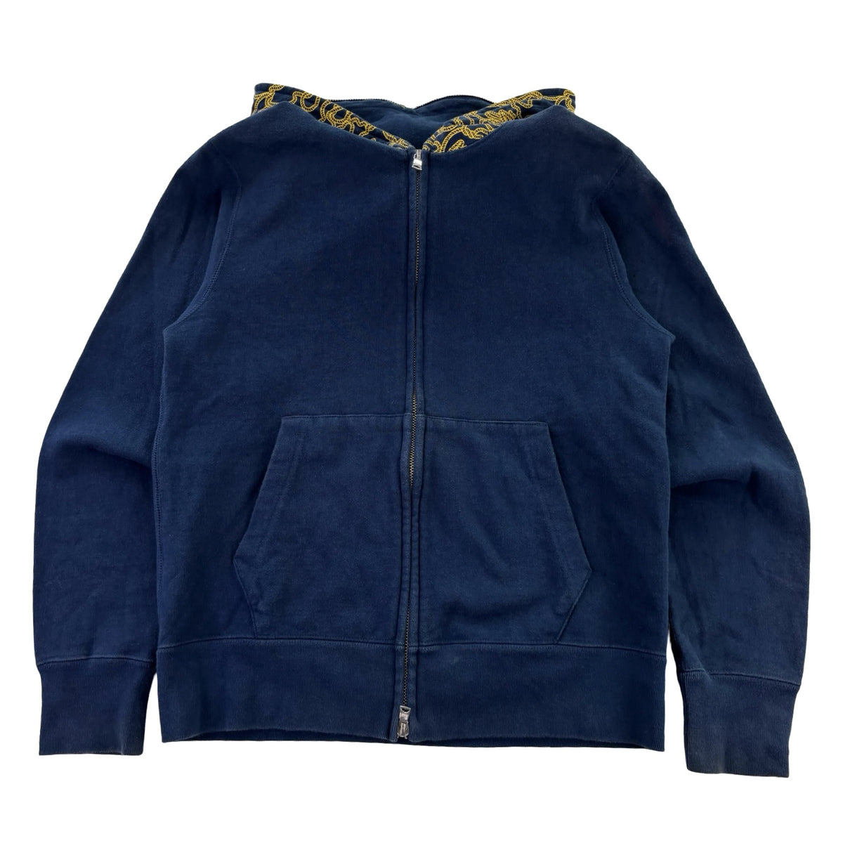 BAPE Baroque Chain Full-Zip Hoodie Navy