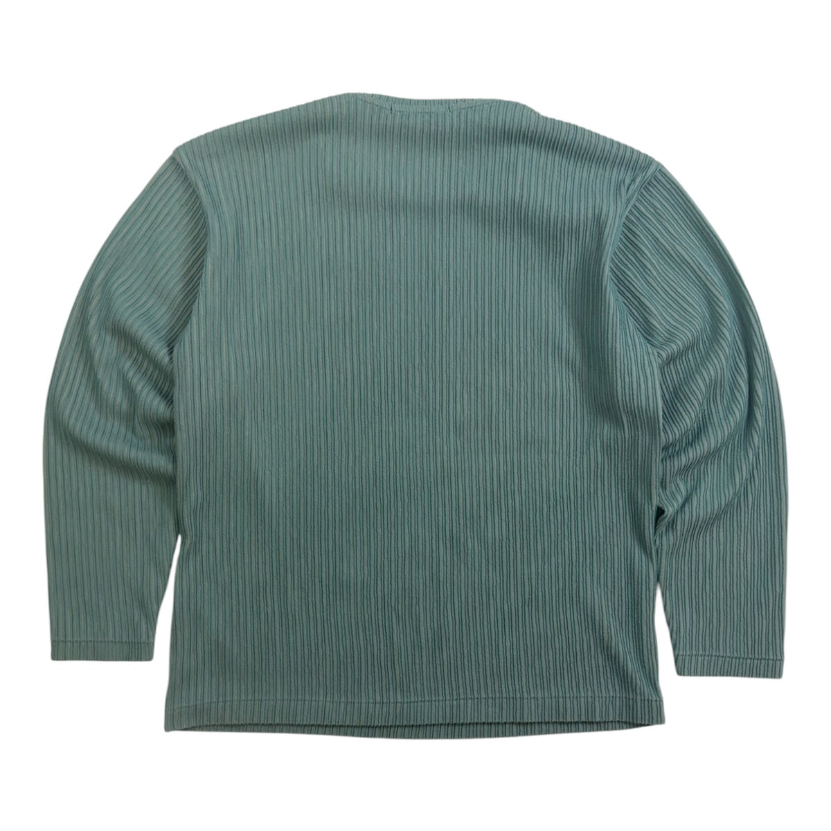 Issey Miyake Pleated Long Sleeve Shirt Sage