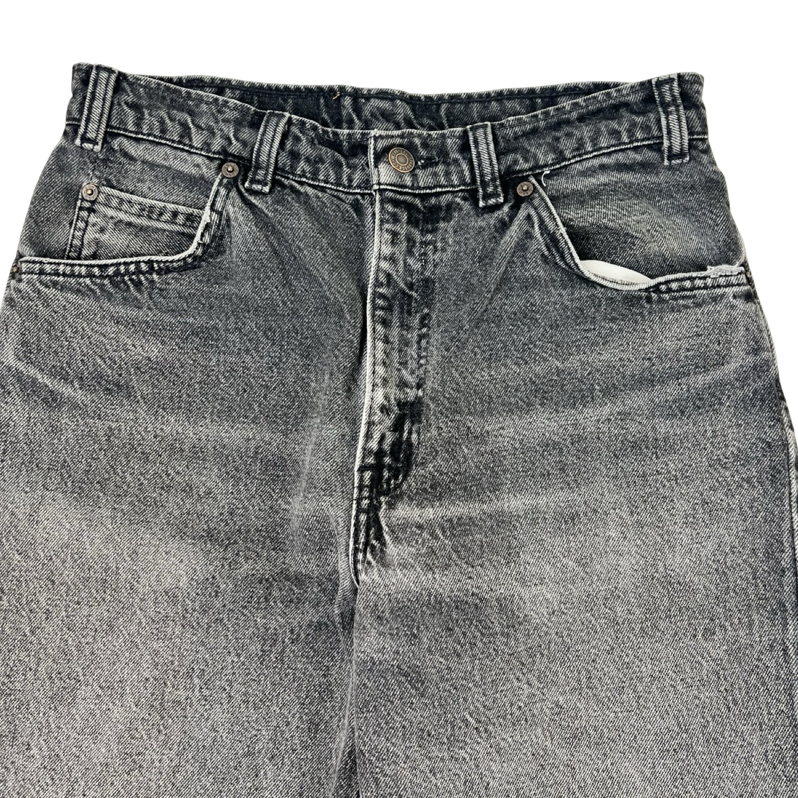 Vintage Levi's 550 Relaxed Fit Tapered Leg Jeans Faded Black