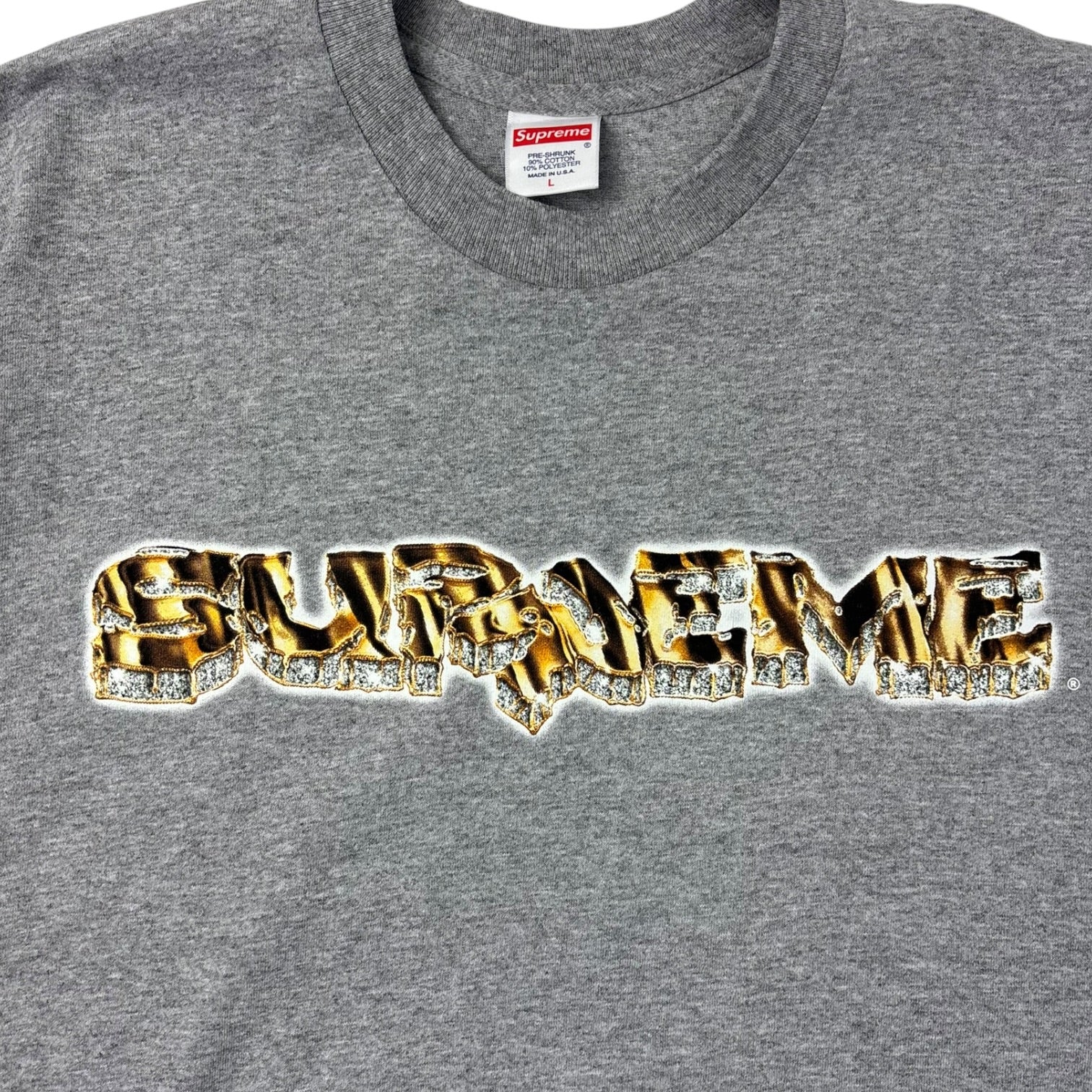 Supreme Diamond Tee Grey