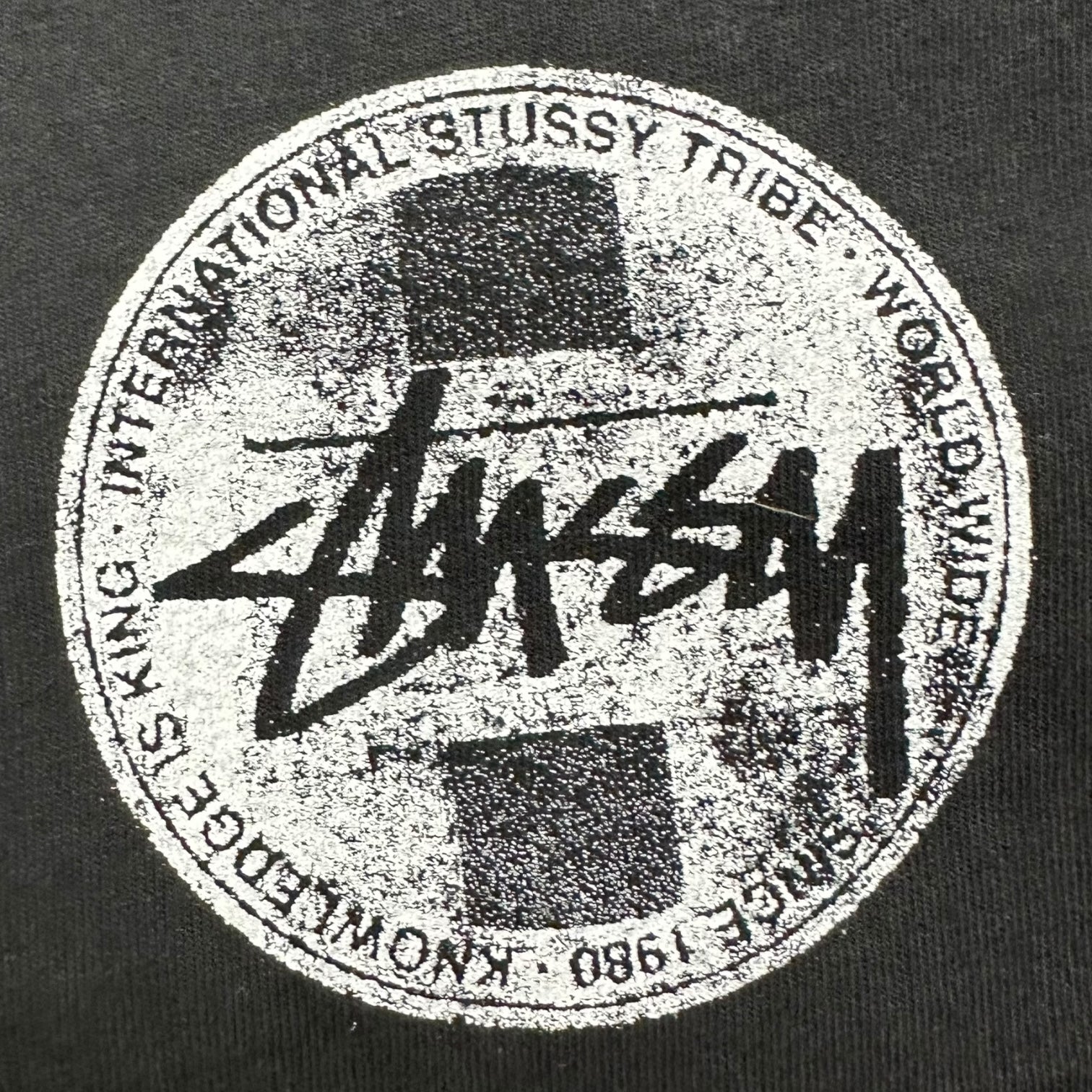 Stussy Dot Stamp Tee Black