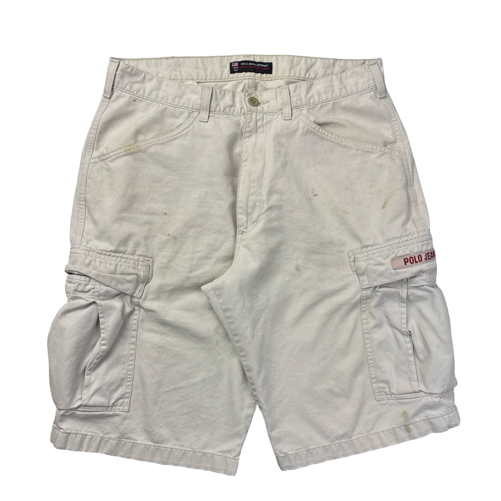 Vintage Polo Ralph Lauren Jean Co. Cargo Bottoms White