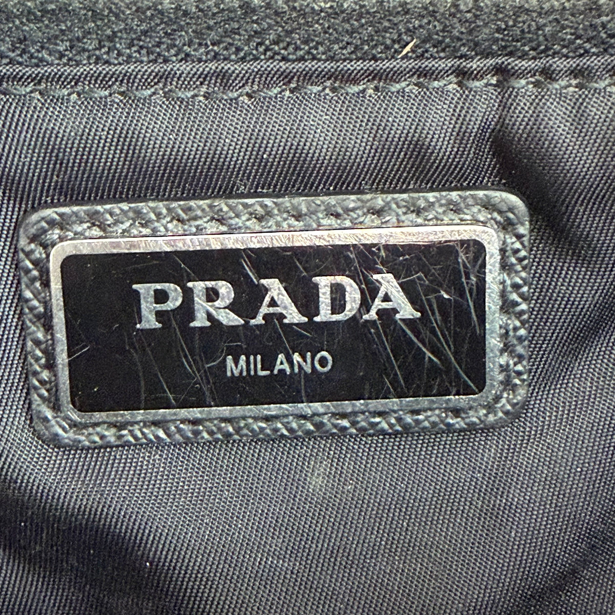 Prada Tessuto Nylon Waist Bag Black