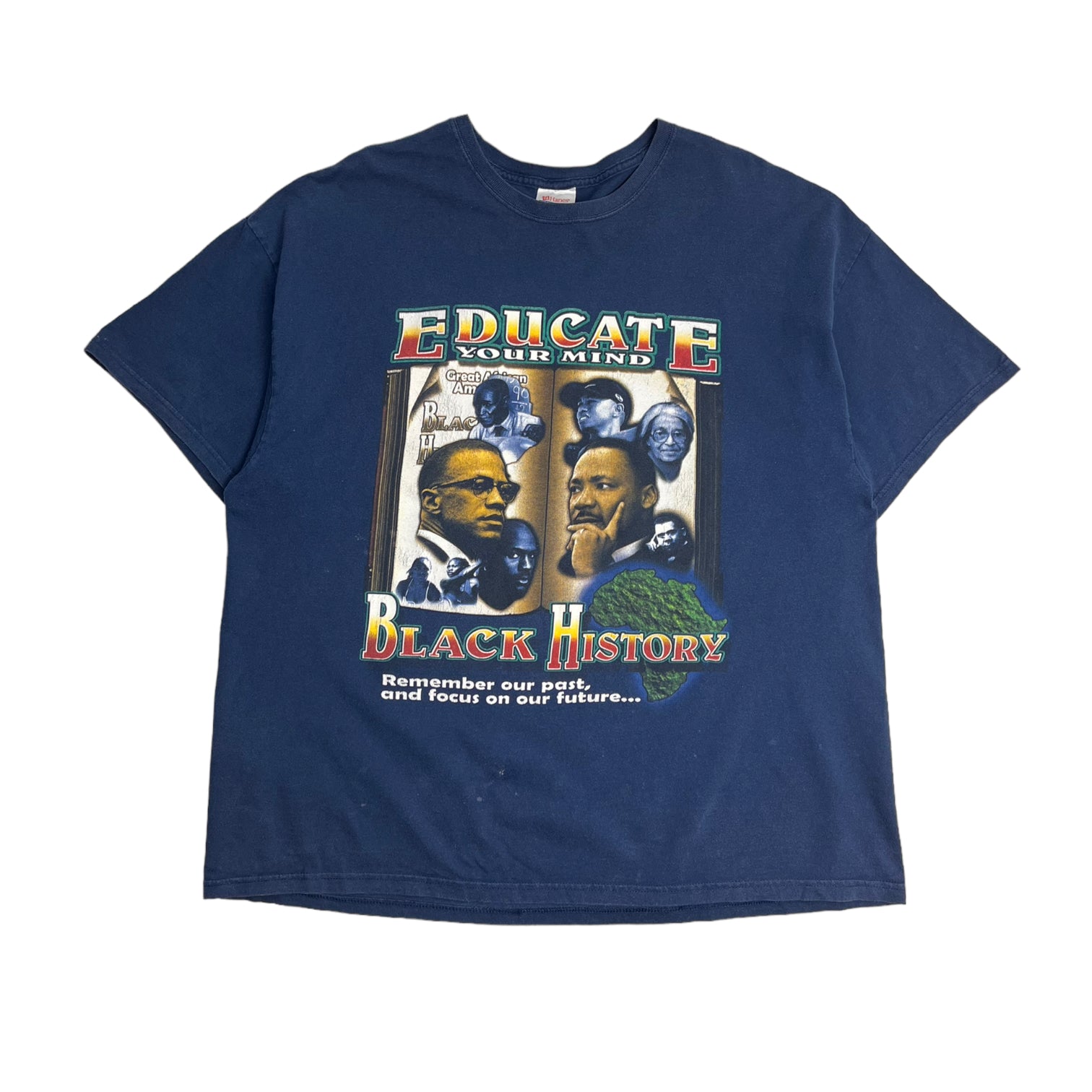 Vintage Black History "Educate Your Mind...' T-Shirt