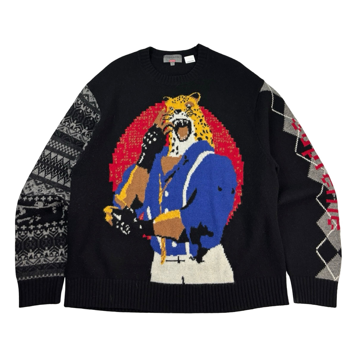 Supreme x Yohji Tamamoto Tekken Sweater Black