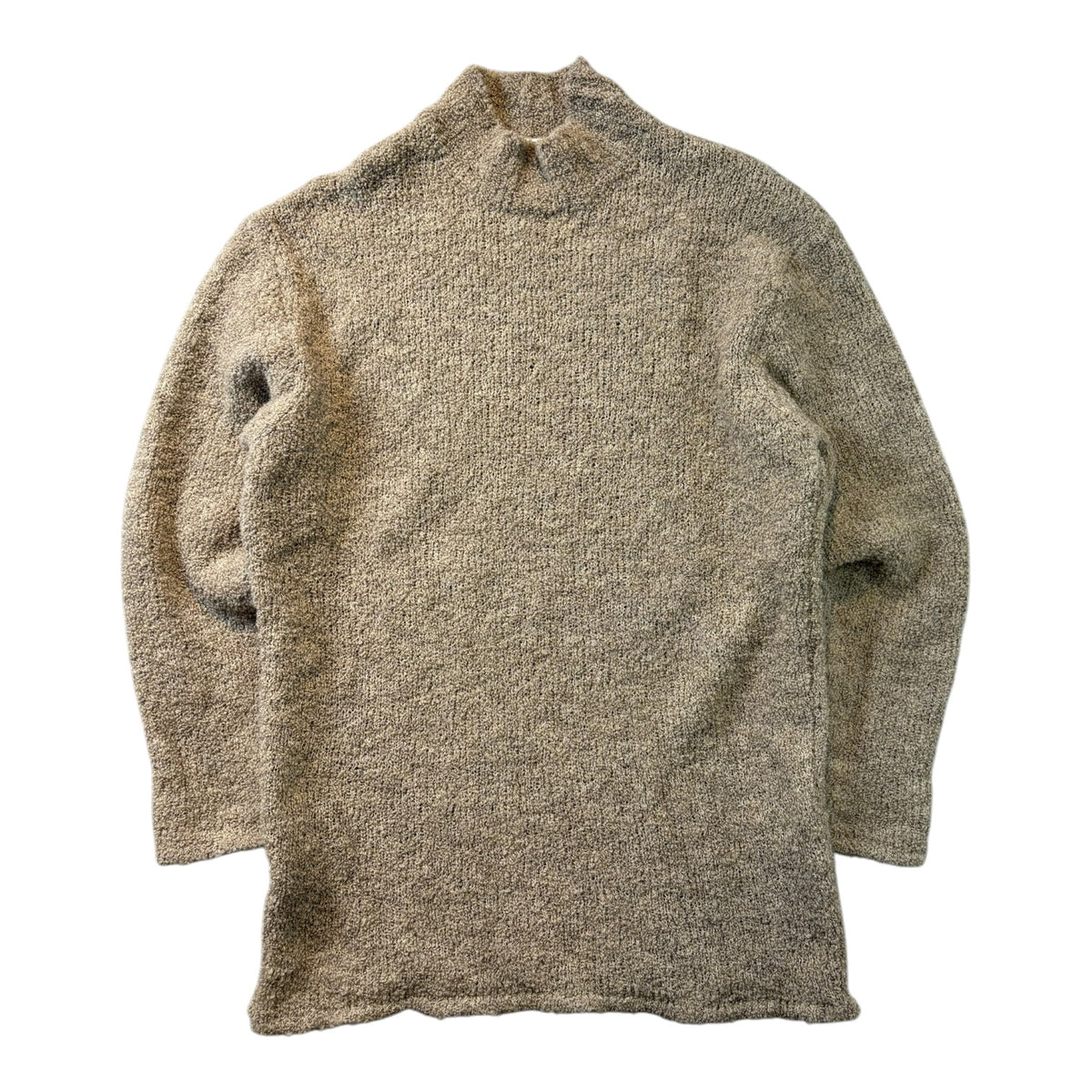 Our Legacy Boucle Funnel Neck Sweater Beige