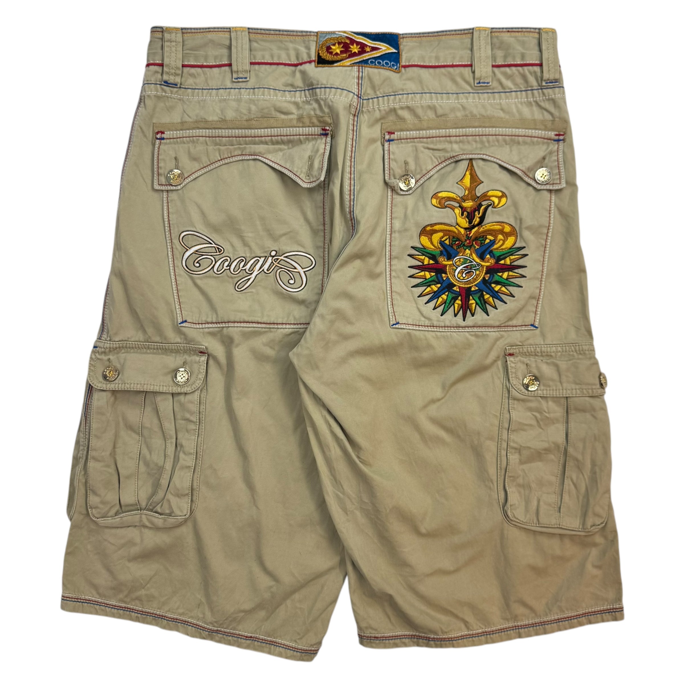 Vintage Coogi Cargo Shorts Beige