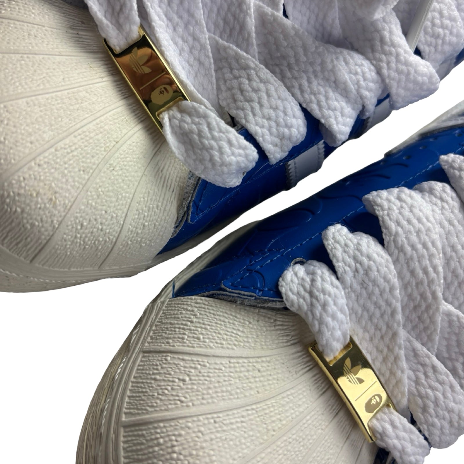 Bape x Adidas Superstar Vintage Blue White