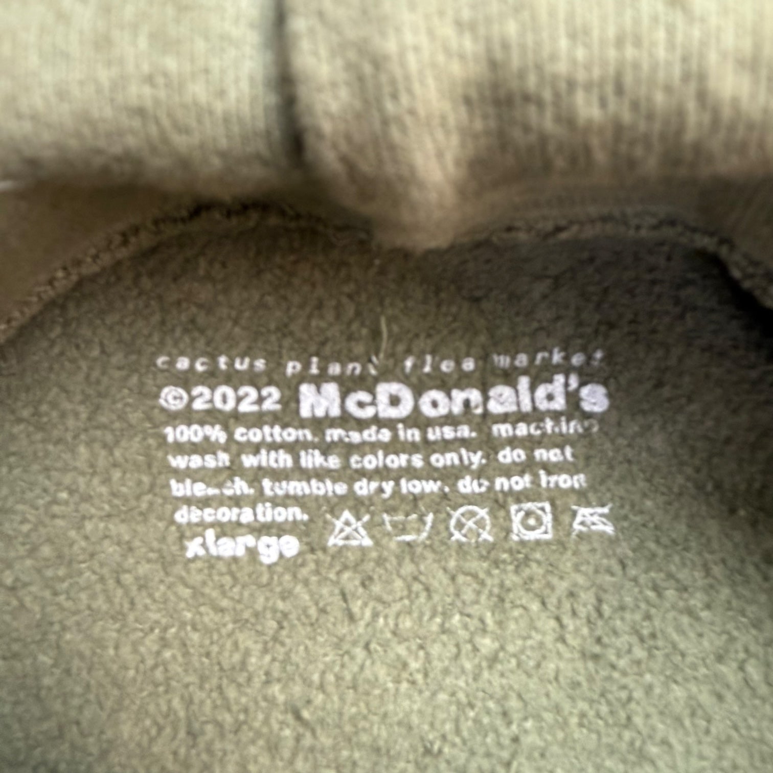 Cactus Plant Flea Market x McDonald’s Seeing Double Hoodie Green