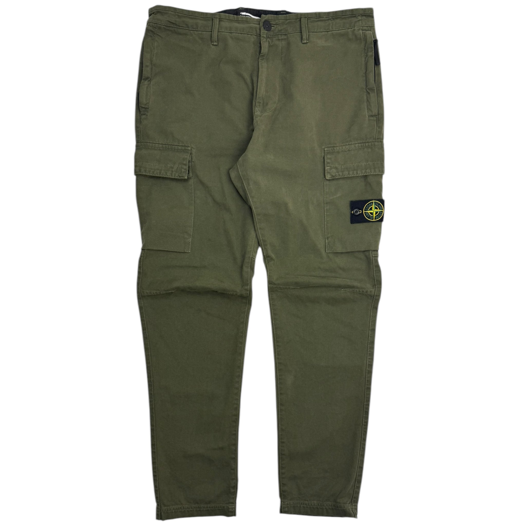 Stone Island Supima Cotton Twill Stretch-TC Cargo Pants