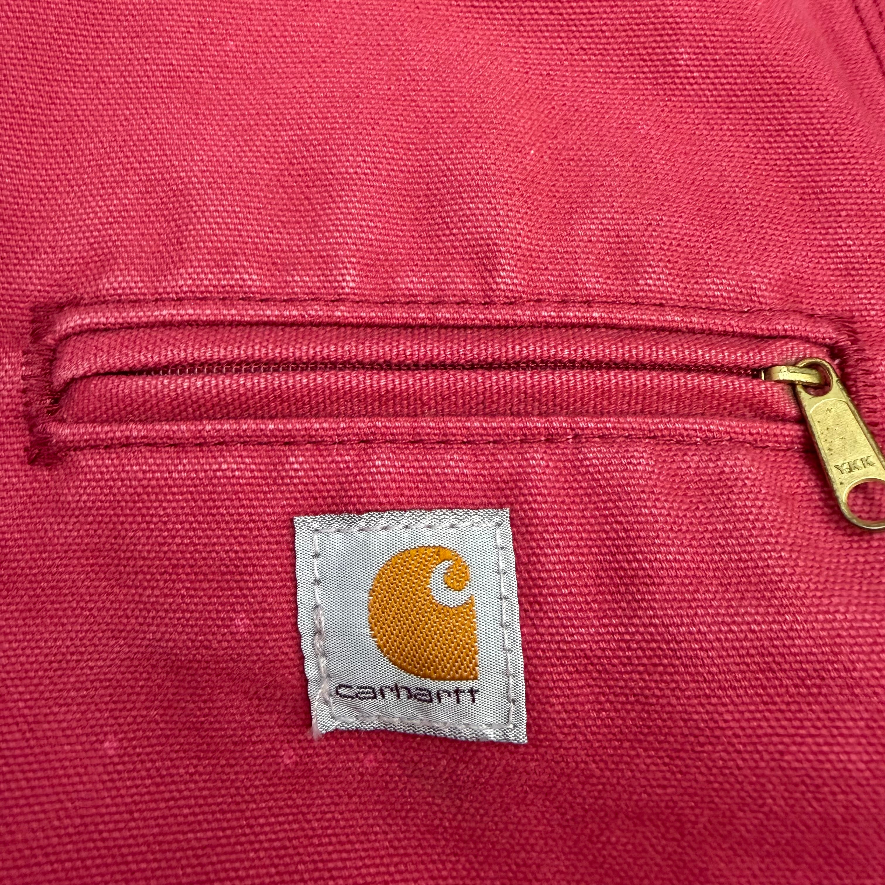 (W) Vintage Carhartt Sherpa Lined Active Jacket Tulip Pink