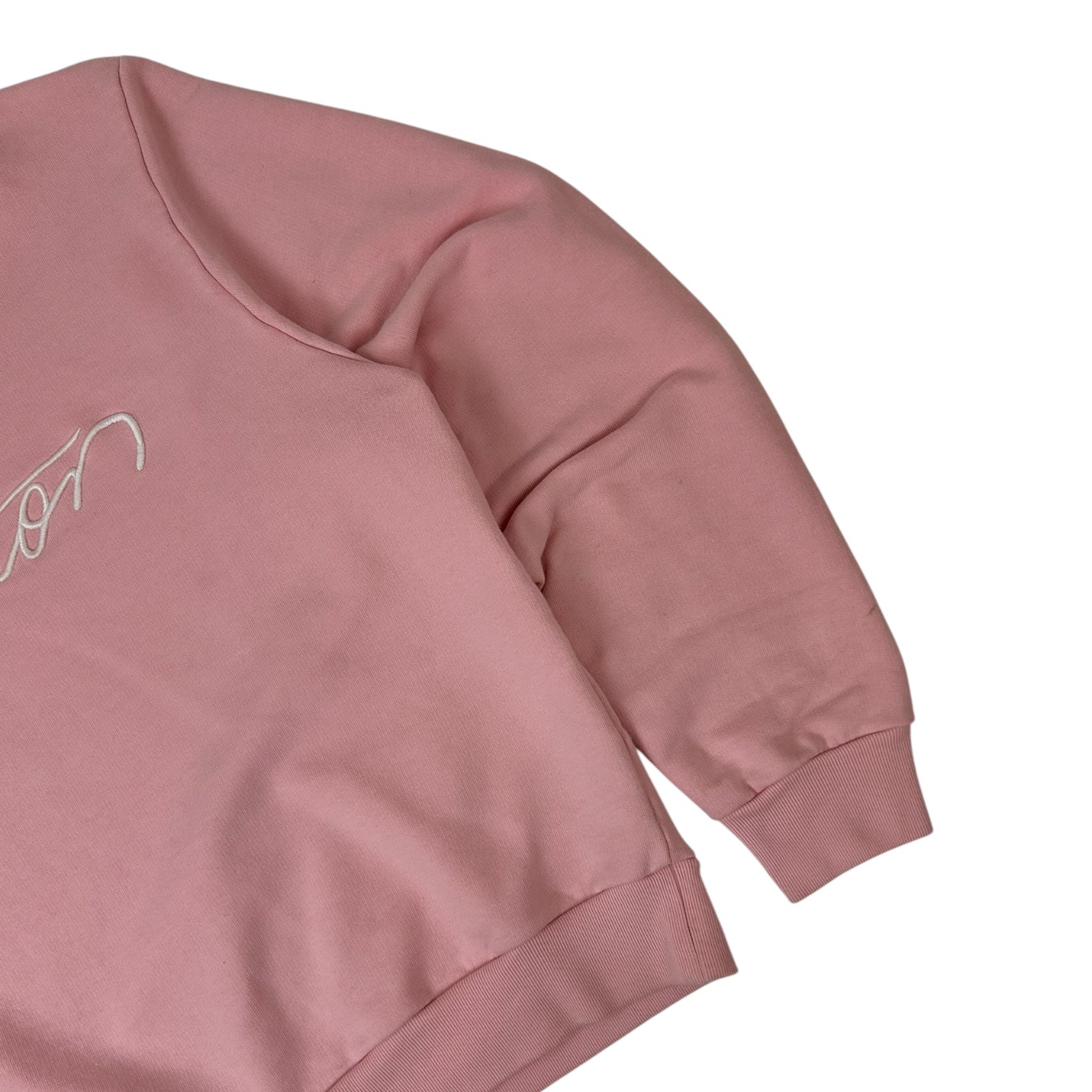 Louis Vuitton Embroidered Cotton Crewneck Pink