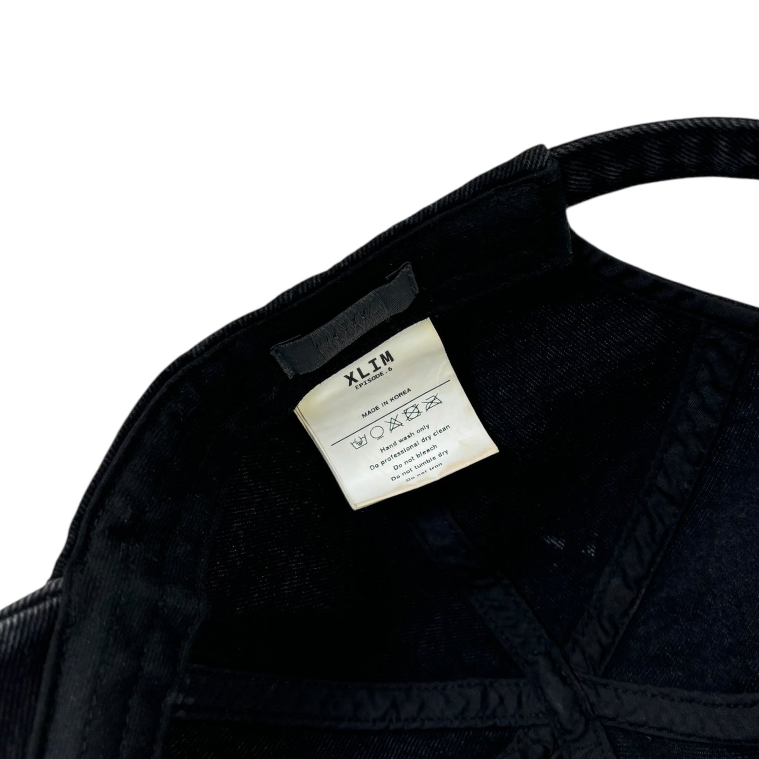 XLIM Ep.6 02 Panelled StrapBack Hat Black