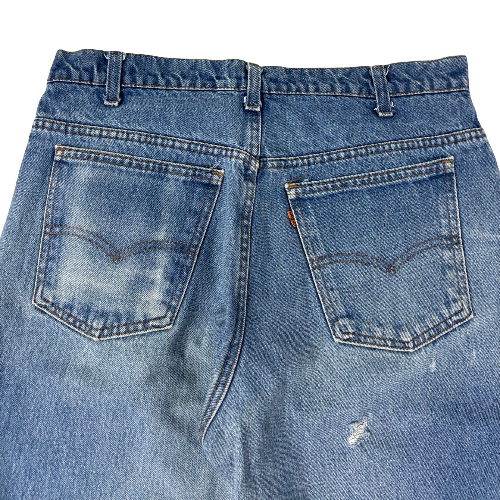 Vintage Levi’s 517 Orange Tab Medium Wash Boot Cut Jeans