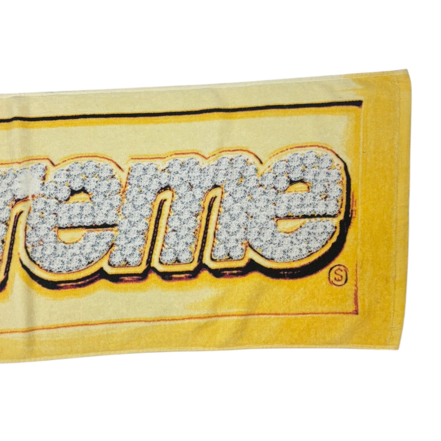 Supreme SS13 Bling Box Logo Towel Yellow