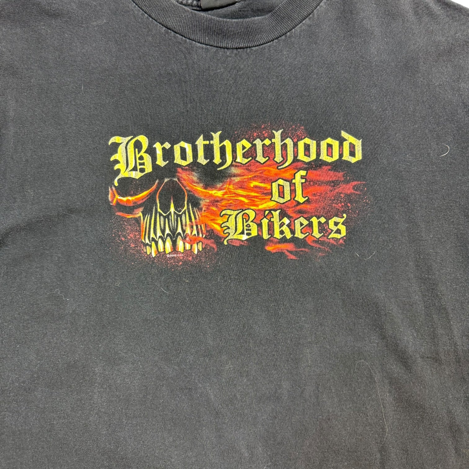 Vintage Brotherhood Of Bikers L/S Tee Black