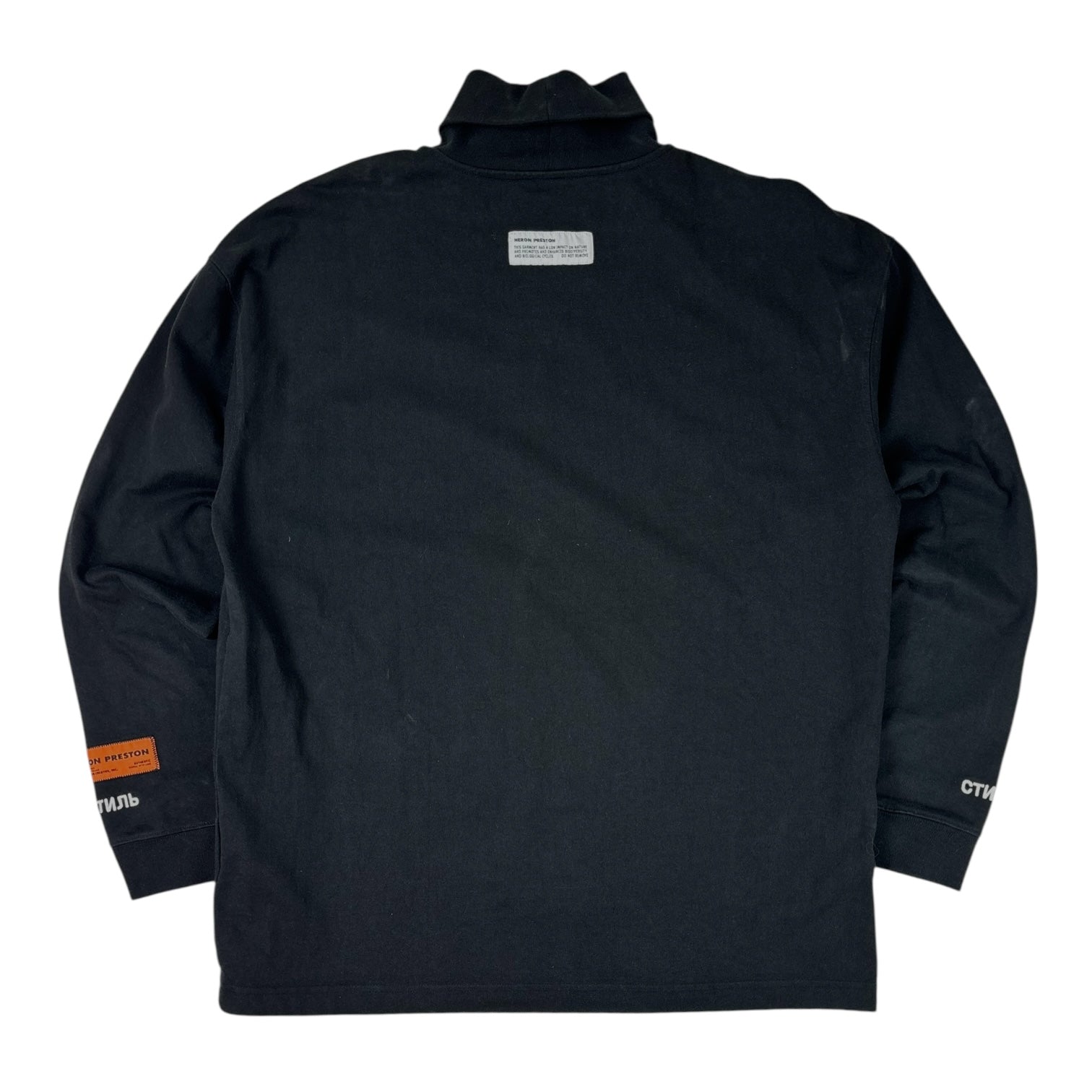 Heron Preston CTNMB Turtleneck Long Sleeve Black