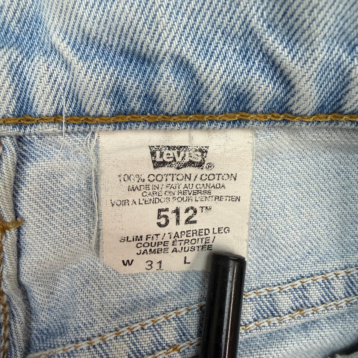 Vintage Levi’s 512 Light Wash Jeans Blue