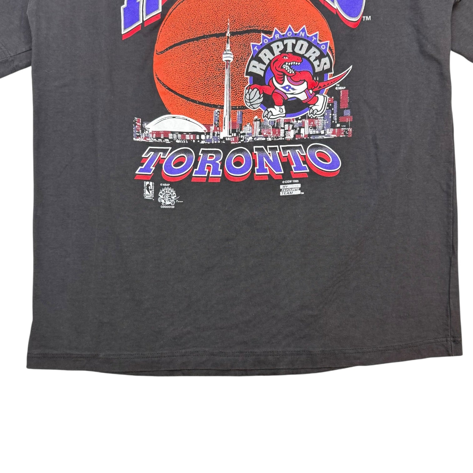 1996 Toronto Raptors Tee Black