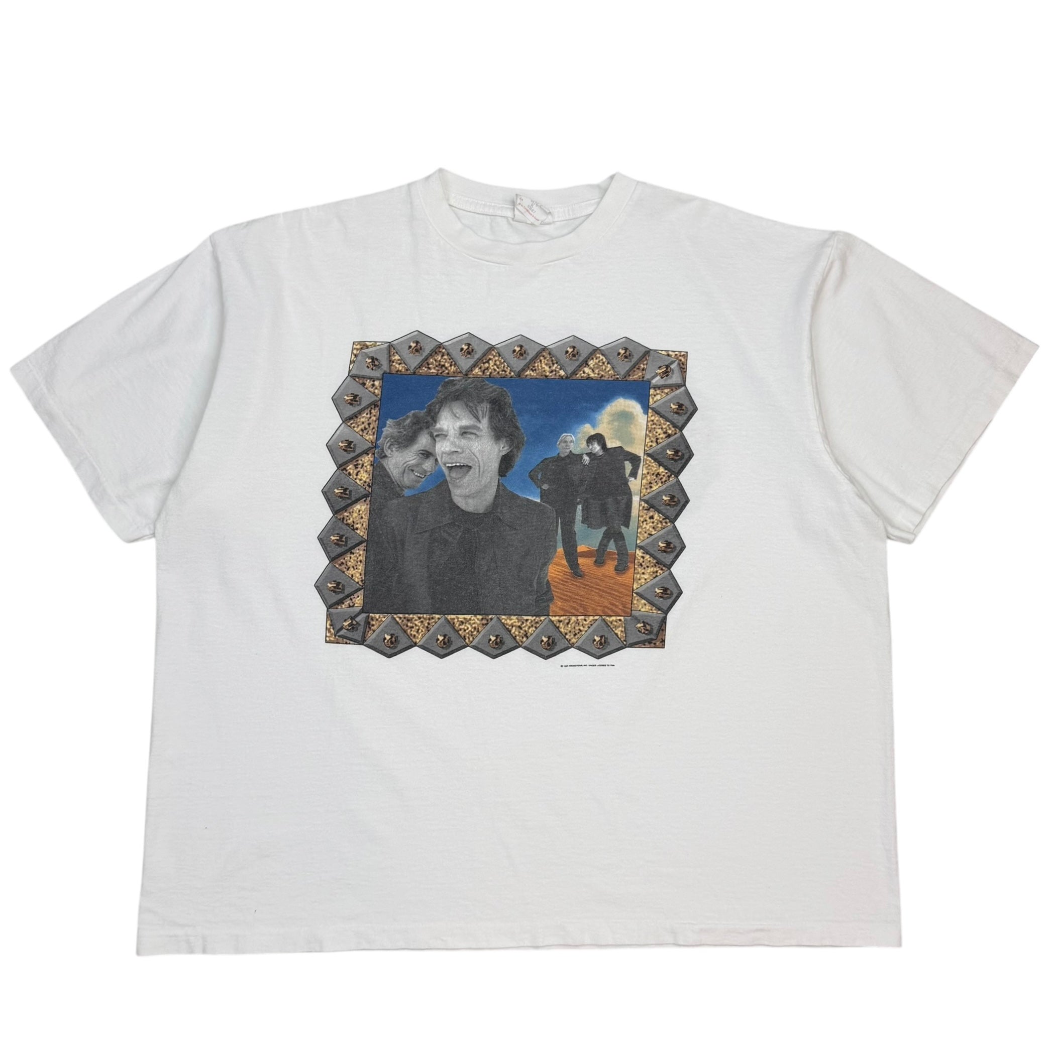 1997 The Rolling Stones Bridges To Babylon Tour Tee White