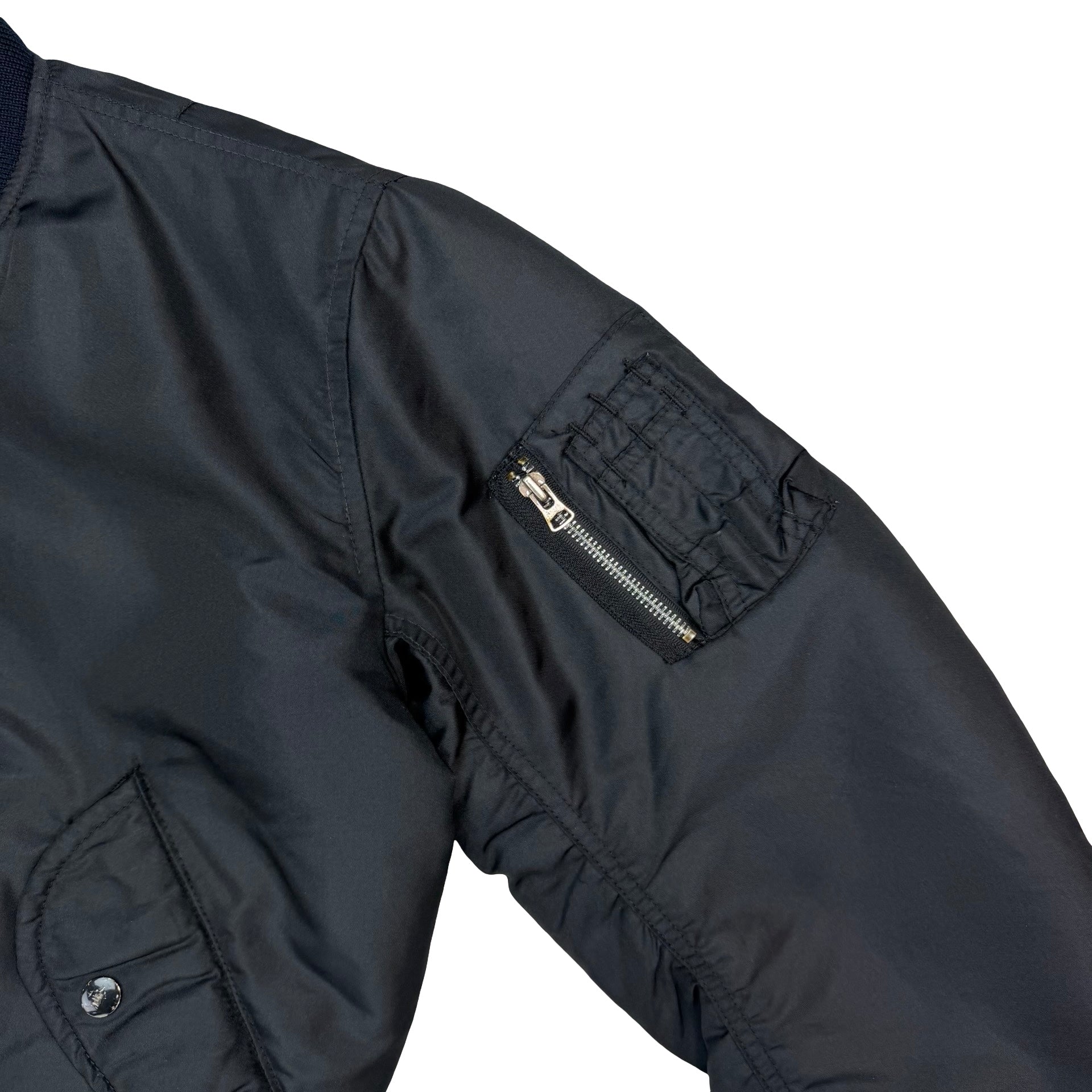 Vintage Youth Flying M-1 Bomber Jacket Black