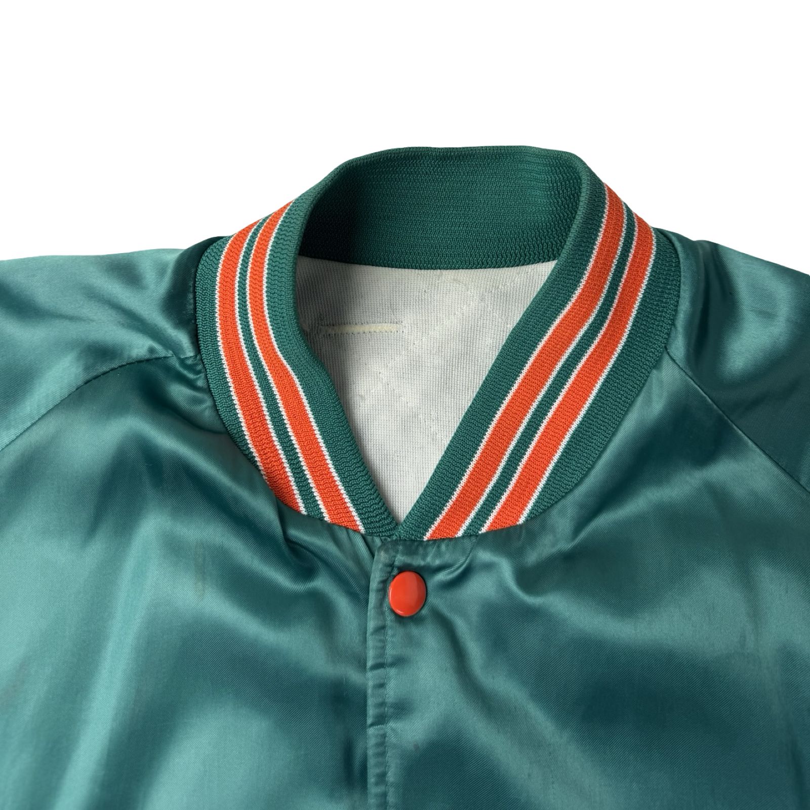 Vintage 80s Miami Dolphins MLB Satin Jacket