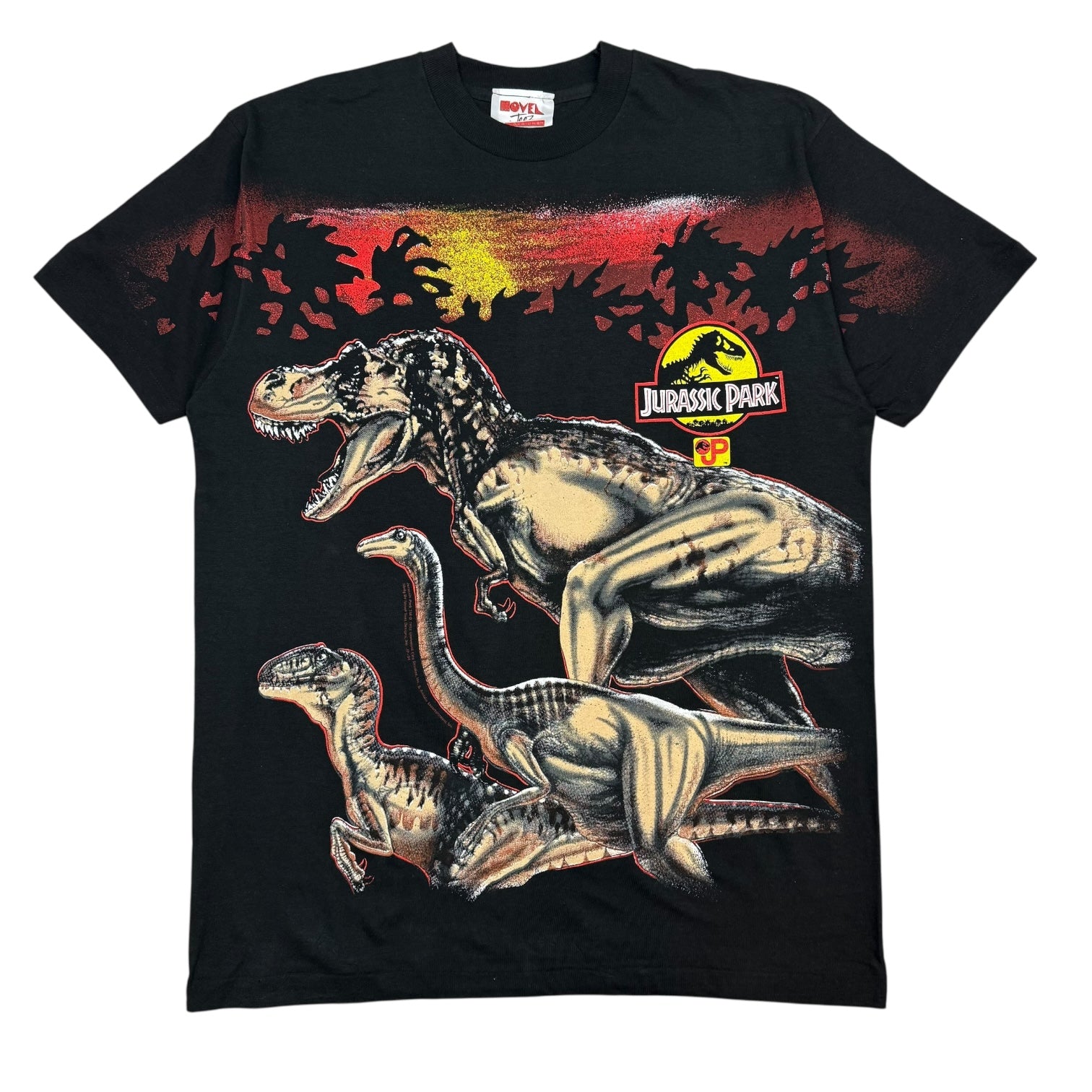 1993 Jurassic Park Universal Studios Tee Black