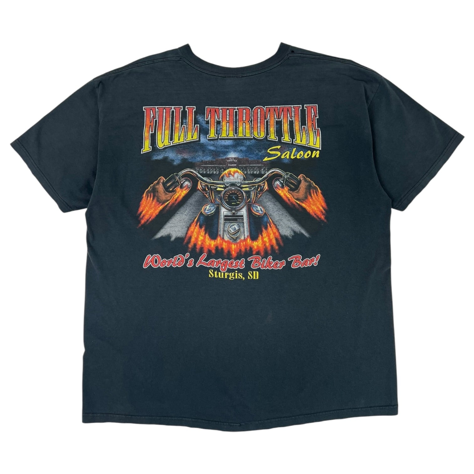 Vintage Full Throttle Saloon “Sturgis, SD” T-Shirt Black