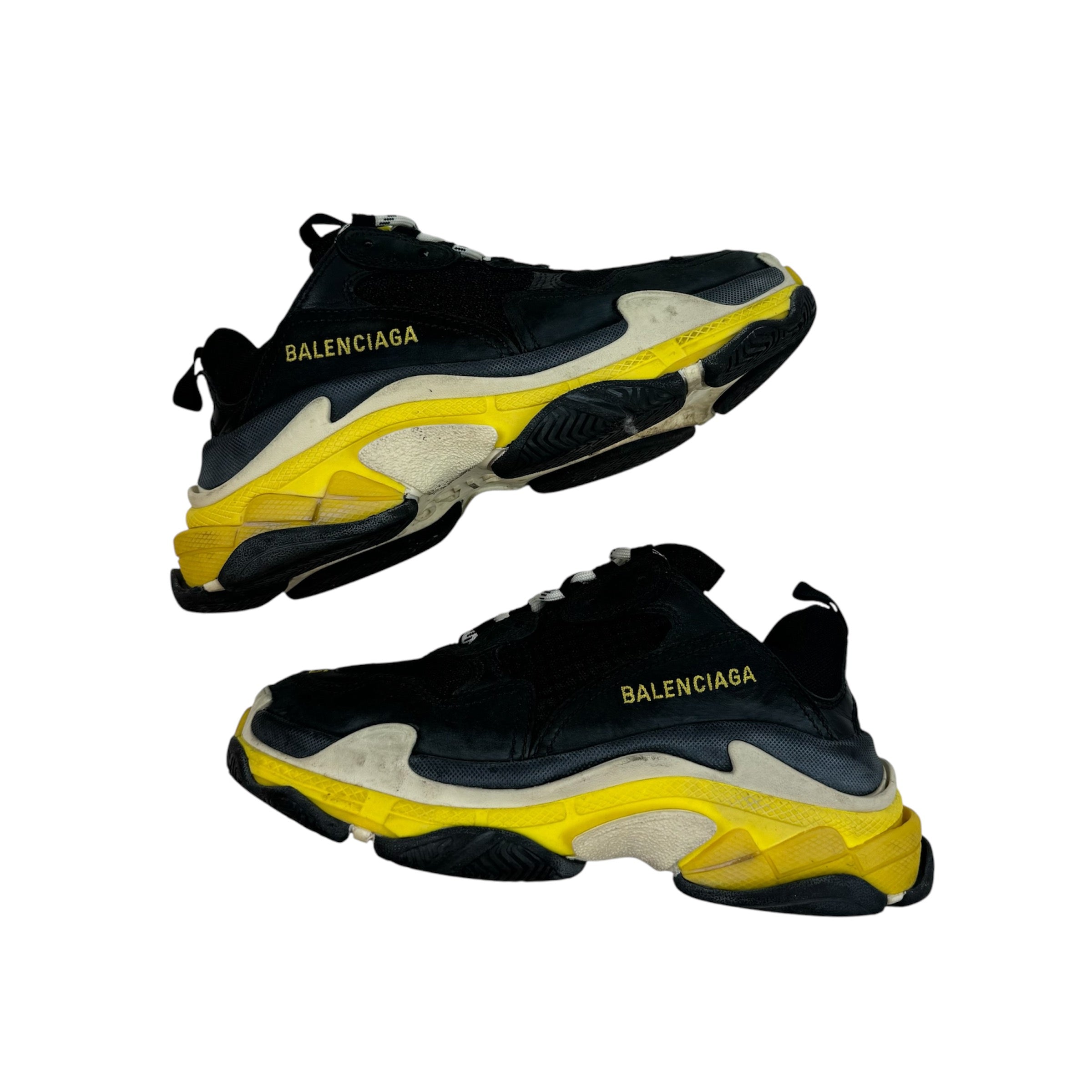 Balenciaga Triple S Black/Yellow (Used)