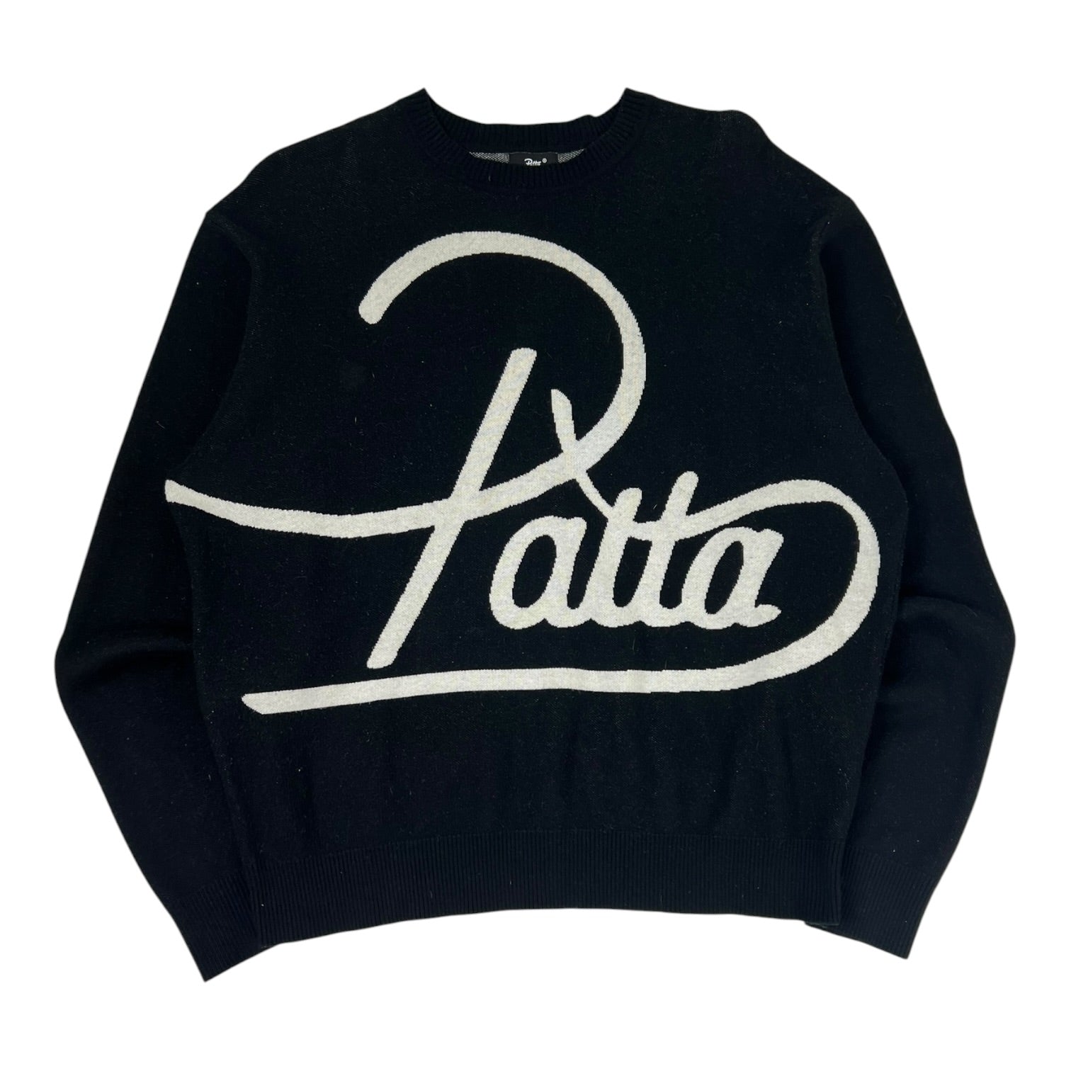 Patta Knitwear Hearted Jumper Black