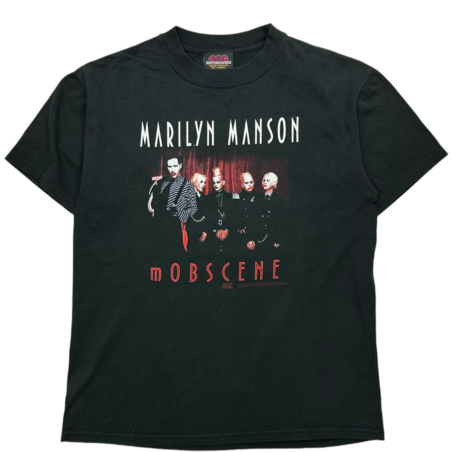 Vintage Marilyn Manson Mobbscene Tee Black