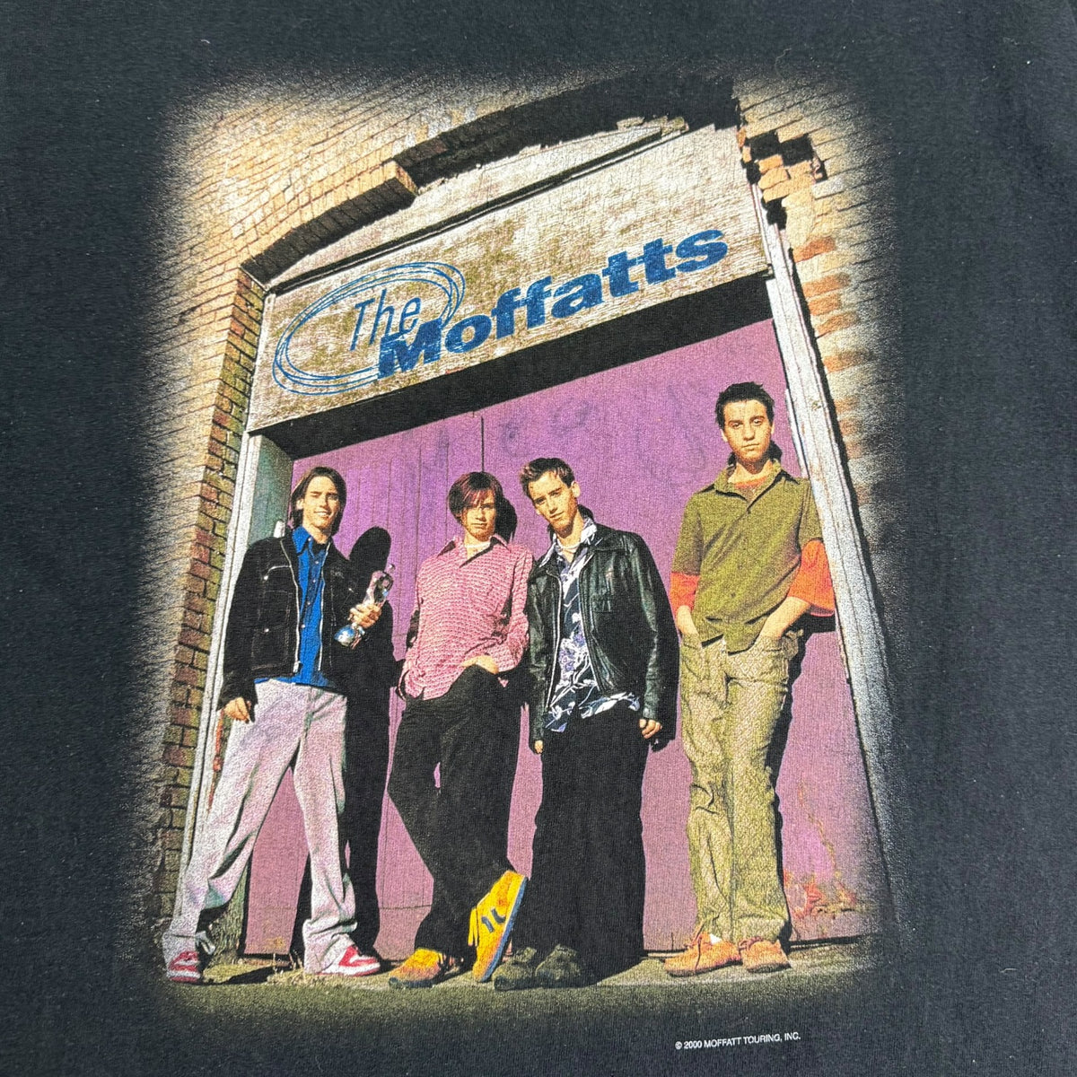 2000 The Moffatts Band Tee Black