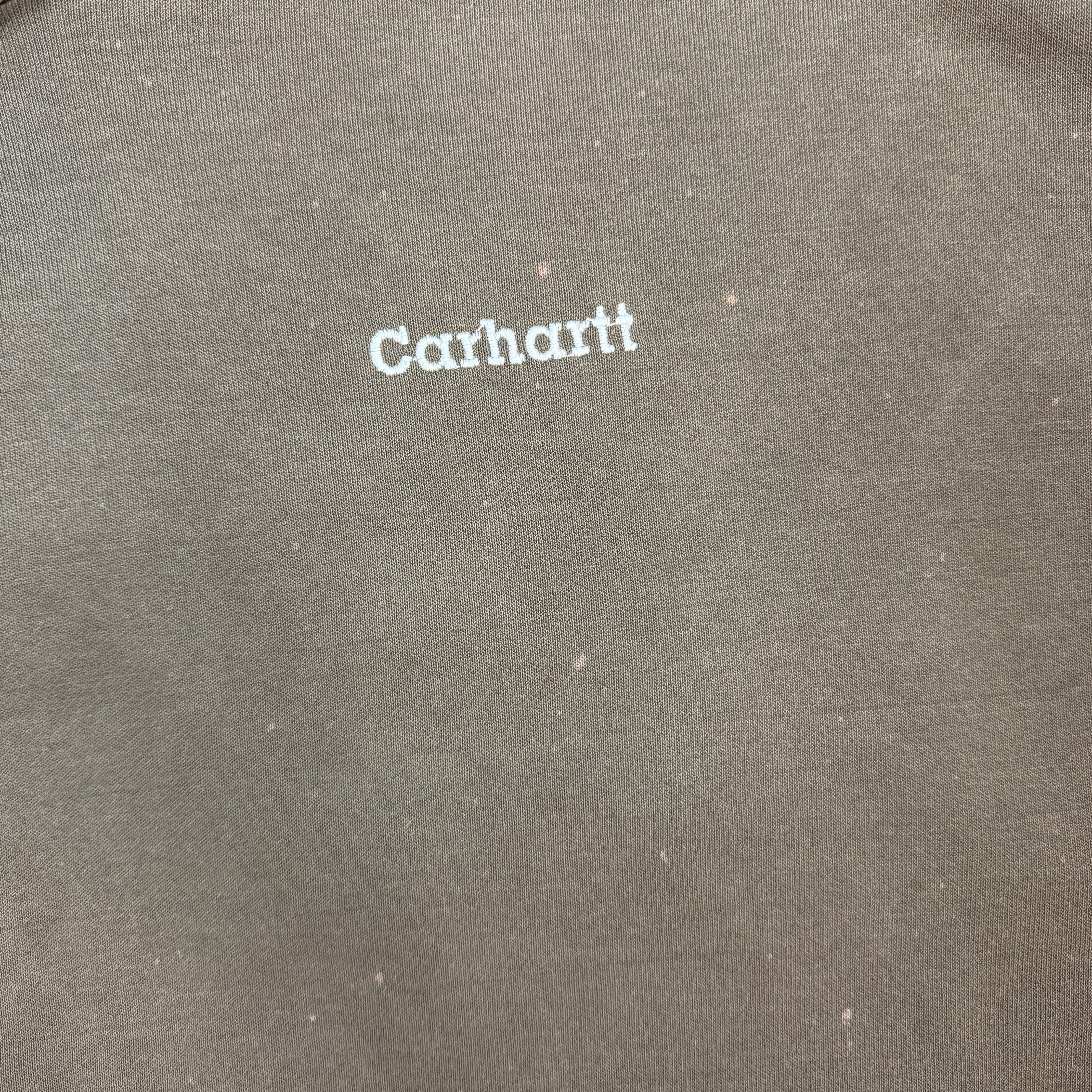 Vintage Carhartt Hoodie Brown