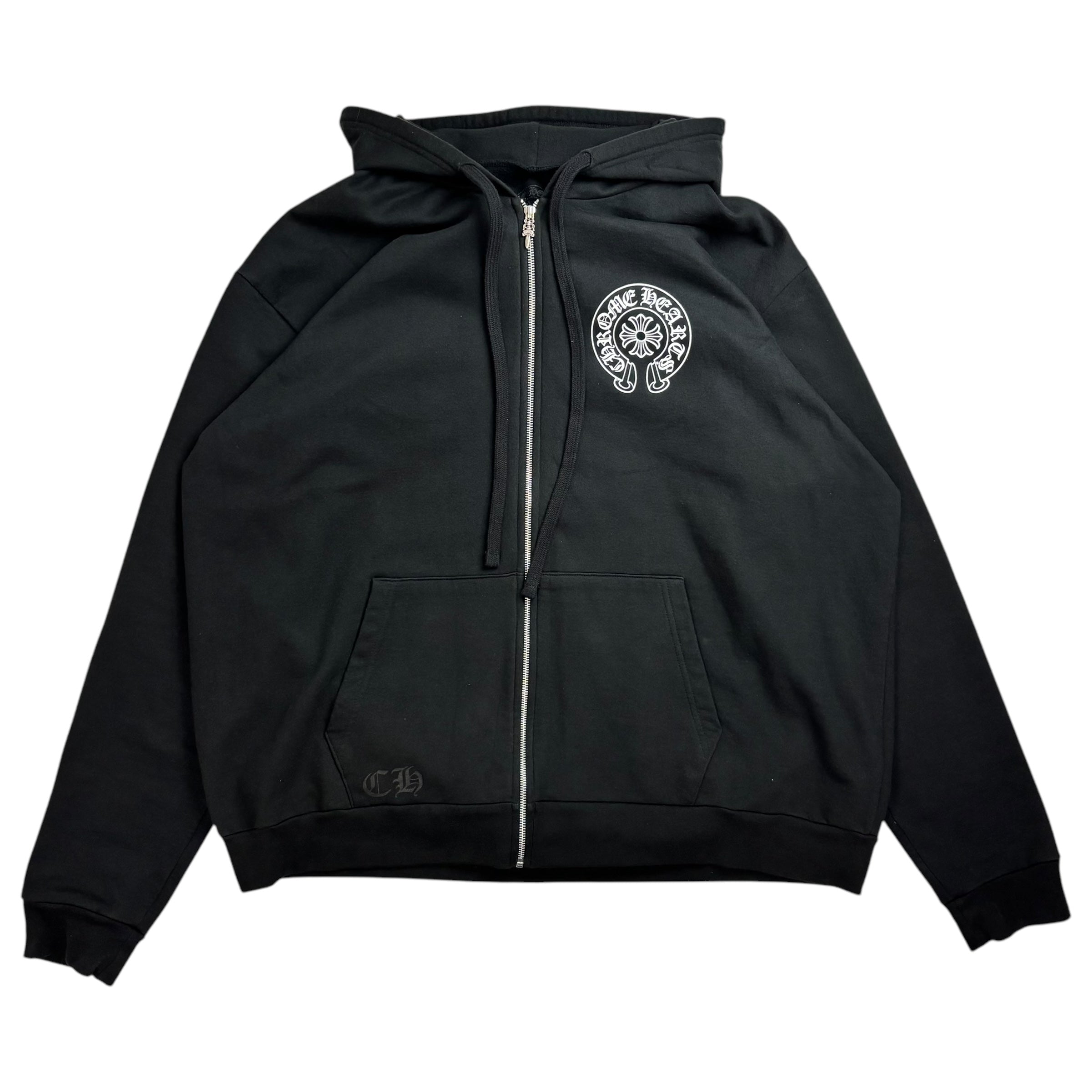 Chrome Hearts Las Vegas Zip Up Hoodie Black