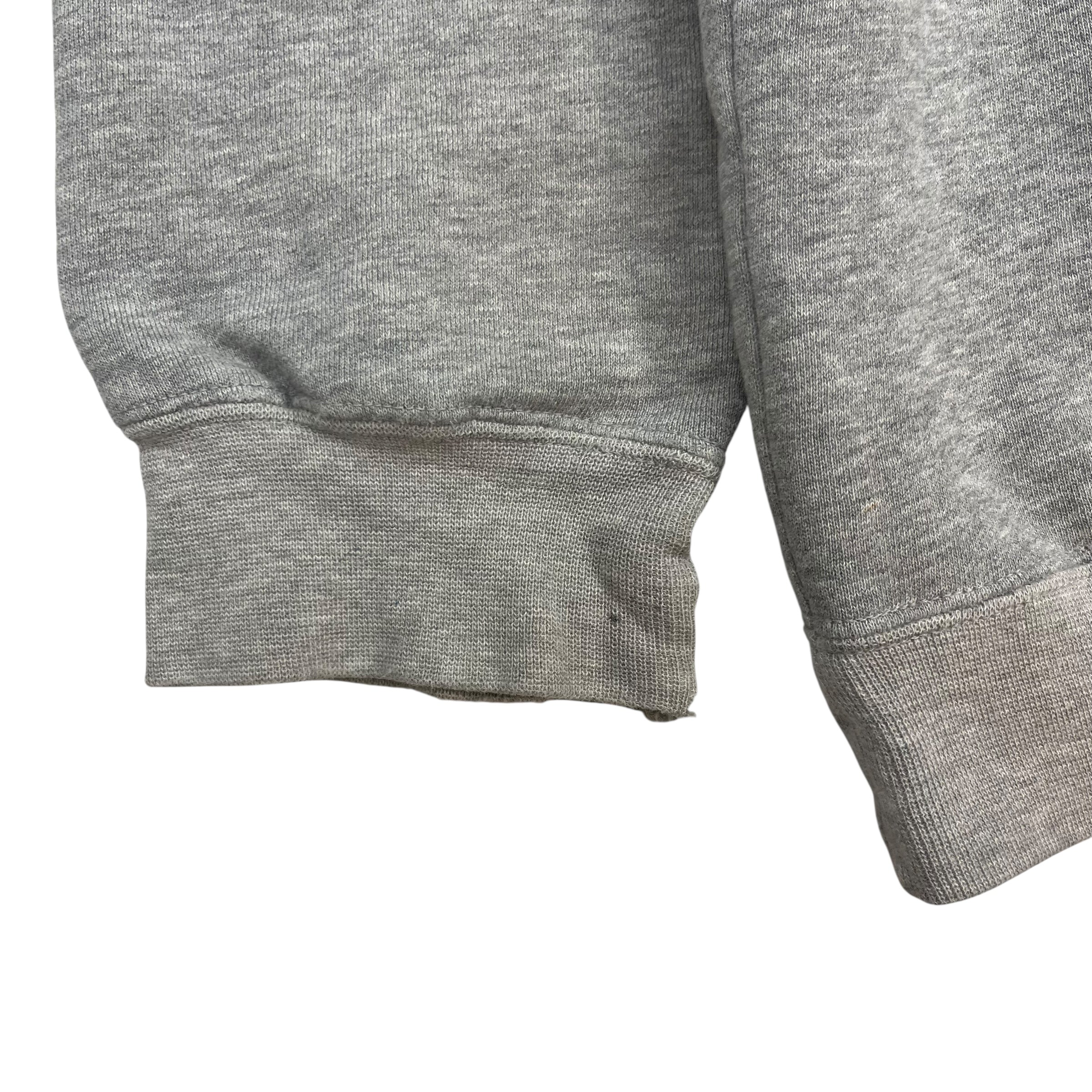 Vintage Nike Blue Swoosh Hoodie Grey