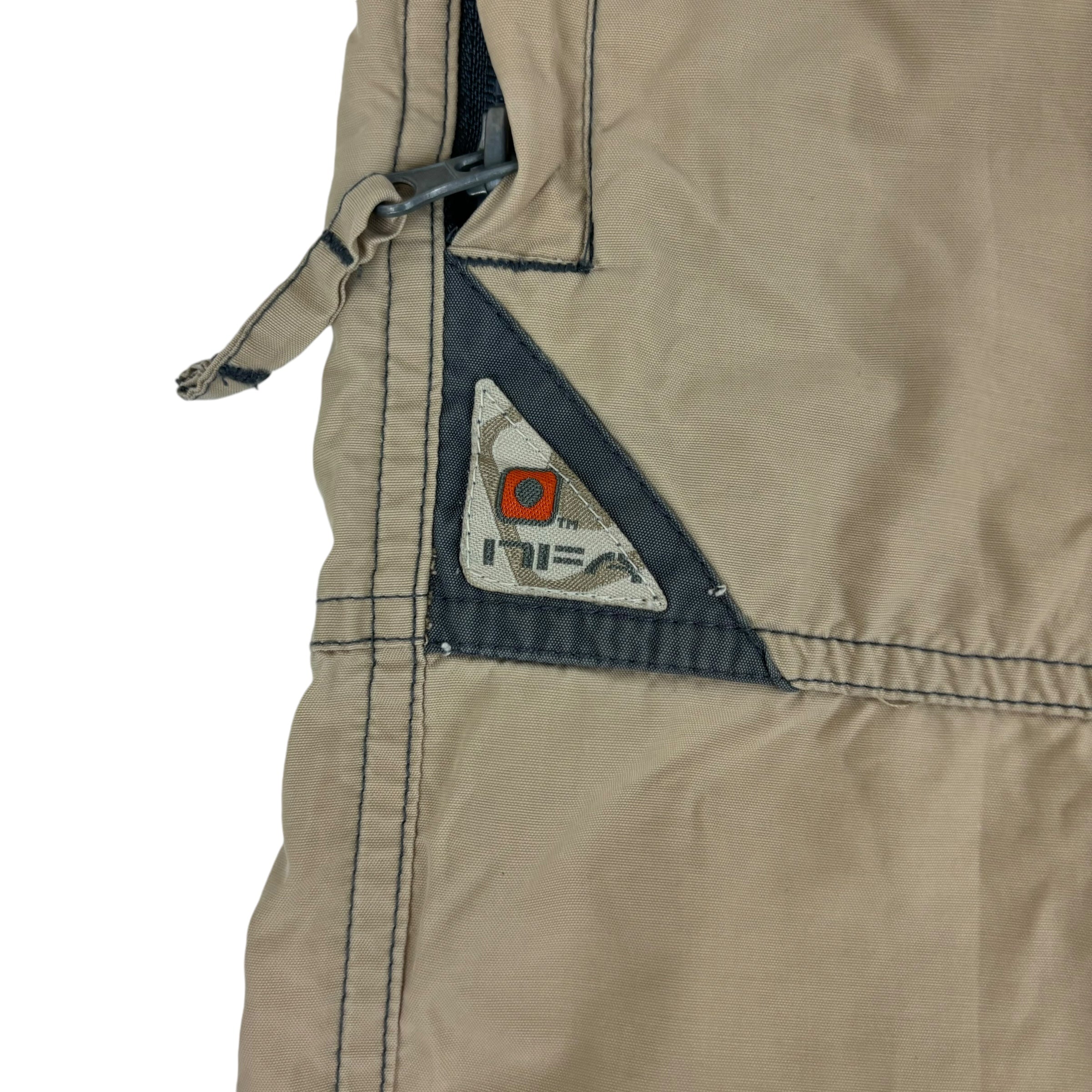 Vintage Y2K NFA Cargo Pants Beige