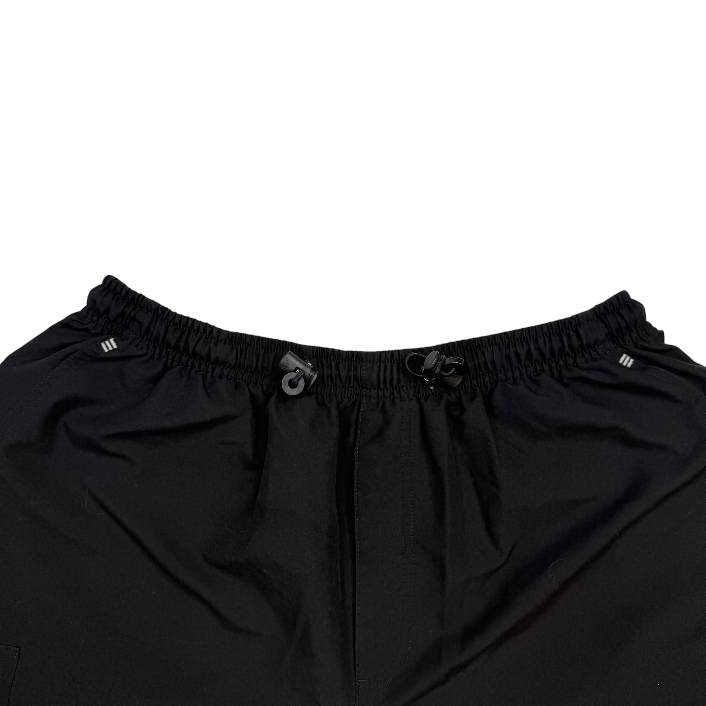 Vintage Adidas Cinch Waist Shorts Black