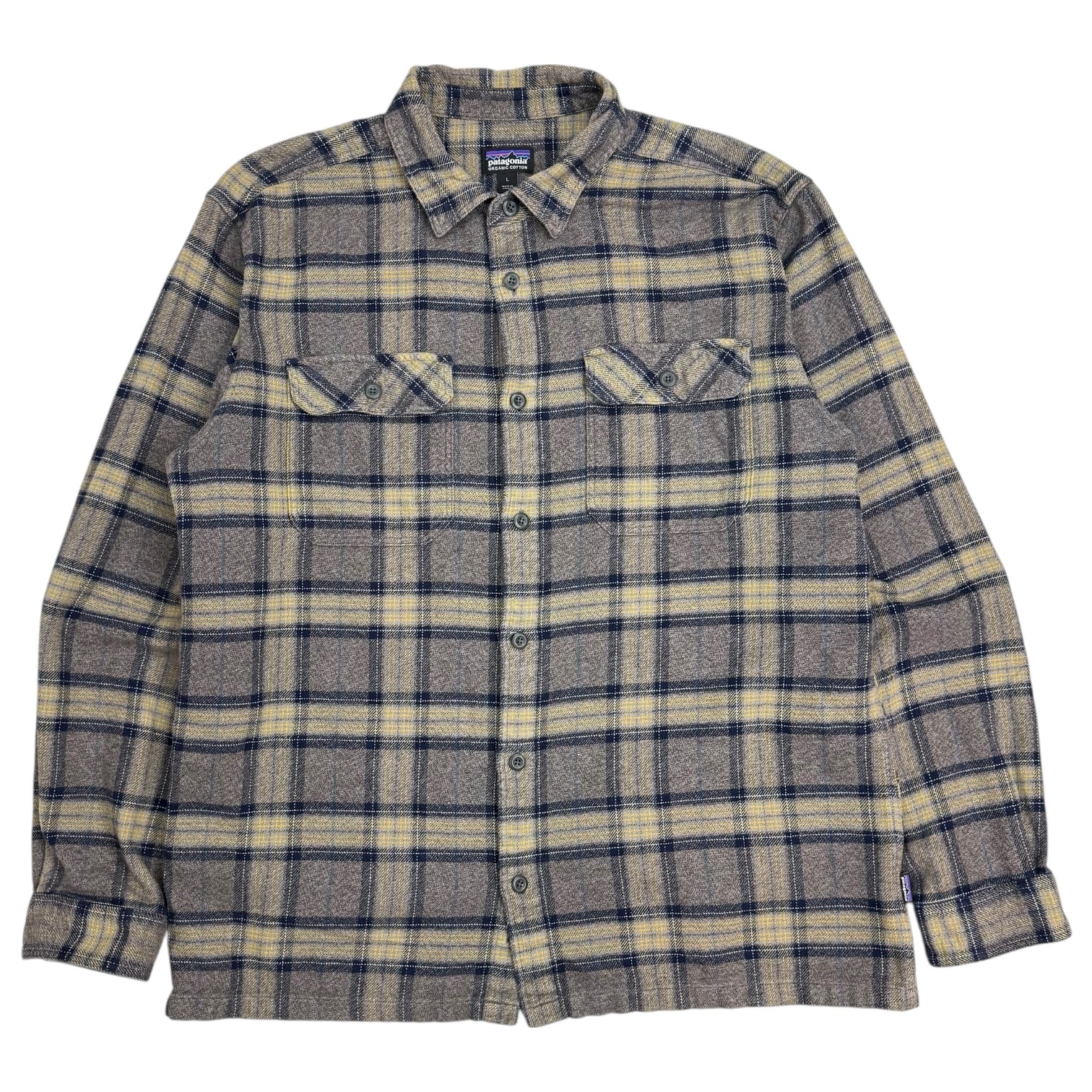 Vintage Patagonia Button Up Flannel Grey