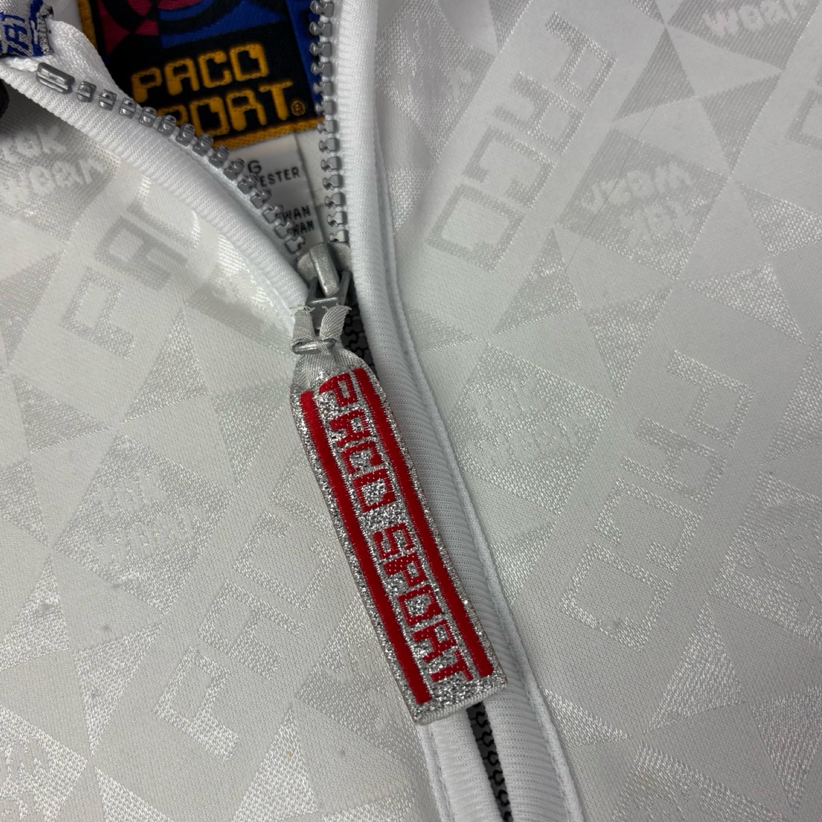 Vintage Paco Sport Tek-Wear 1/4 Zip Jersey White