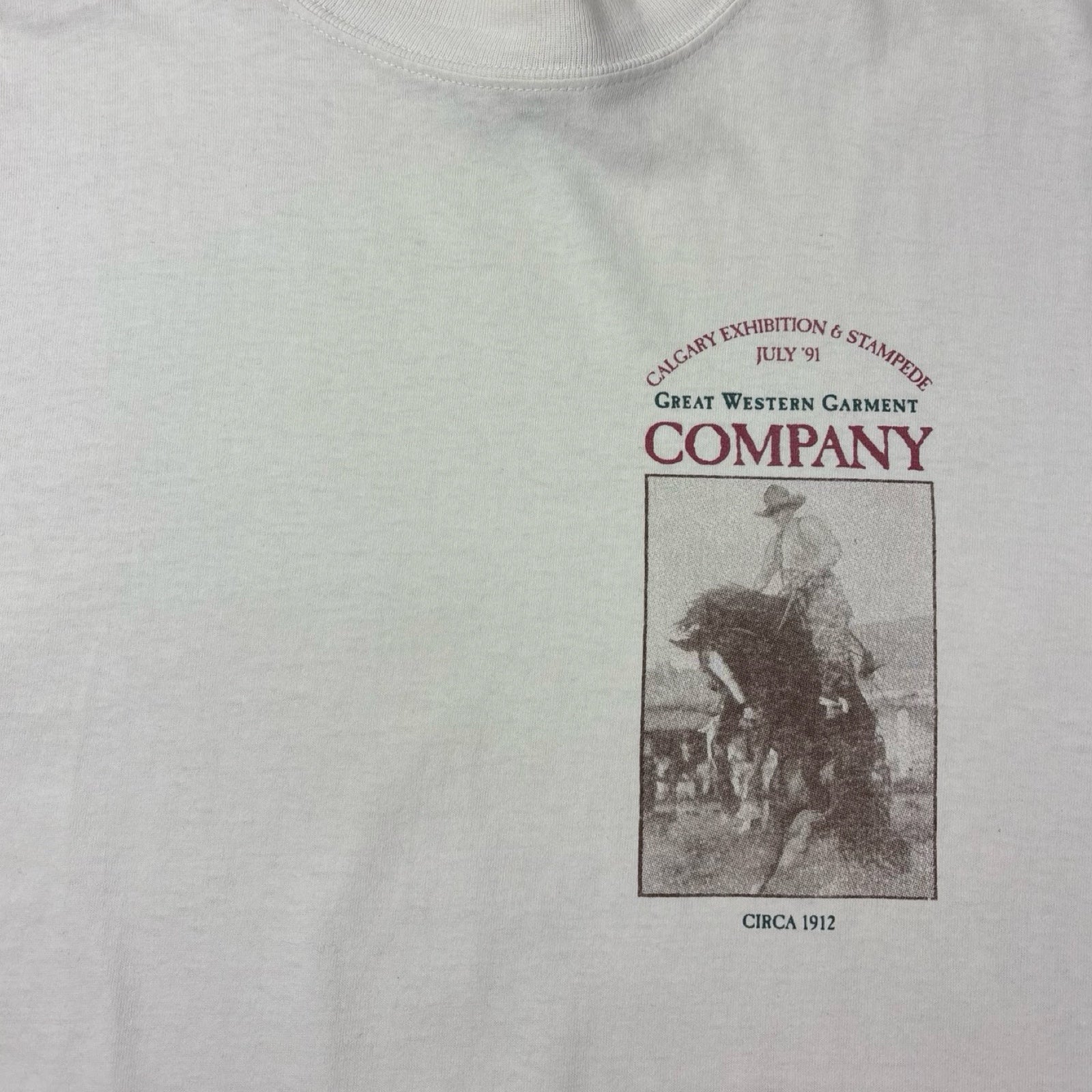1991 GWG Calgary Exhibition Stampede T-Shirt White