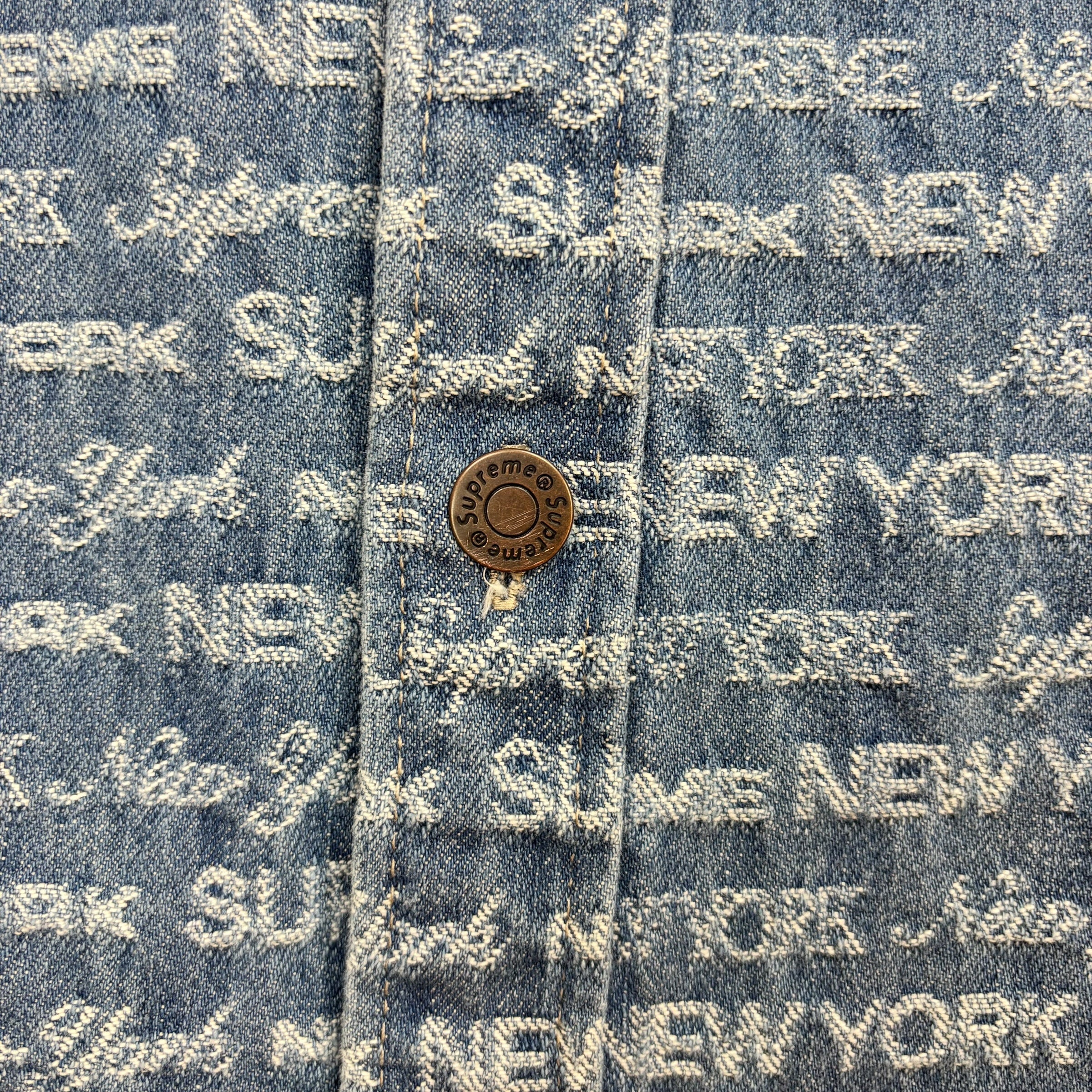 Supreme Multi Type Jacquard Denim Shirt