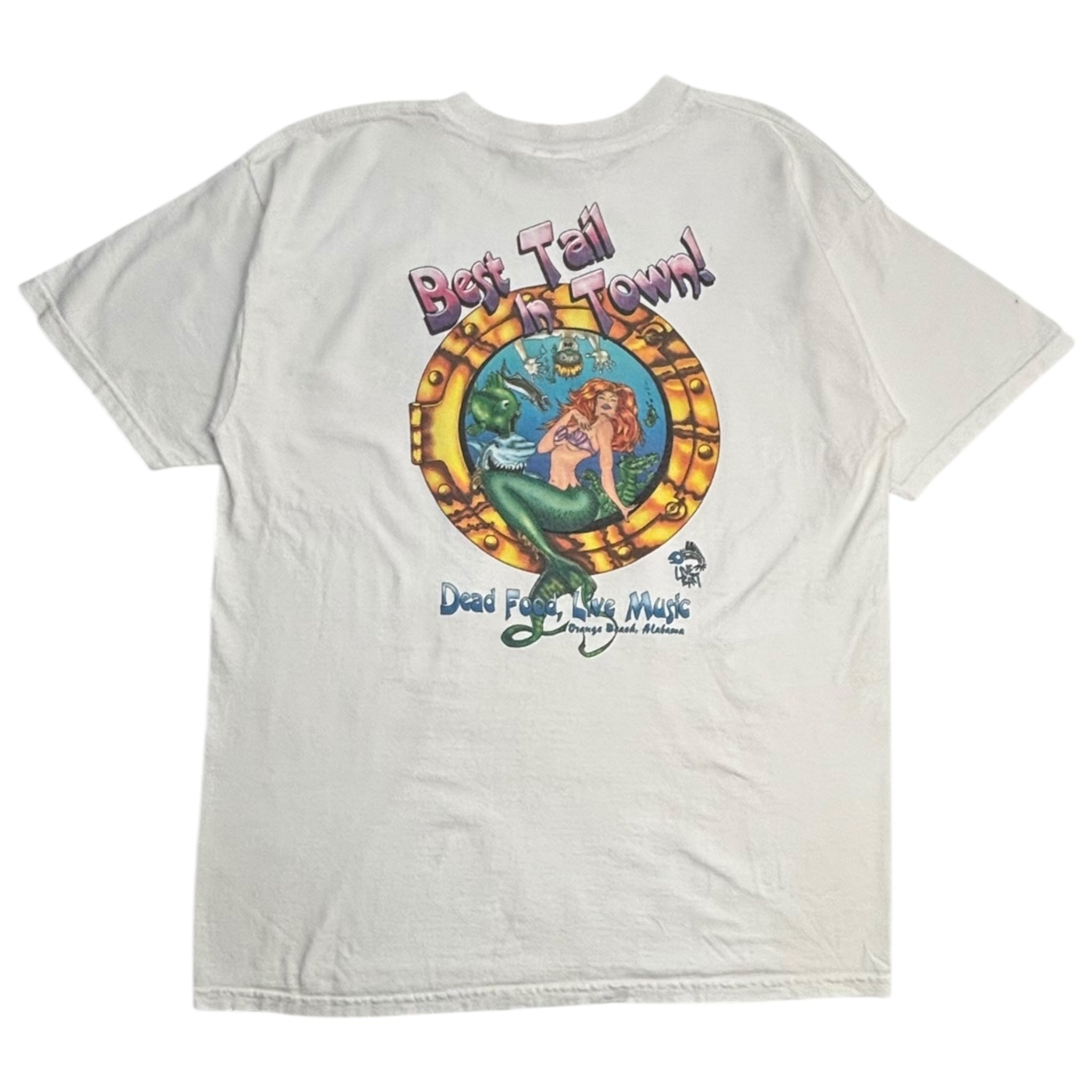 Vintage “Best Tail In Town” Live Bait Pub Promo T-Shirt