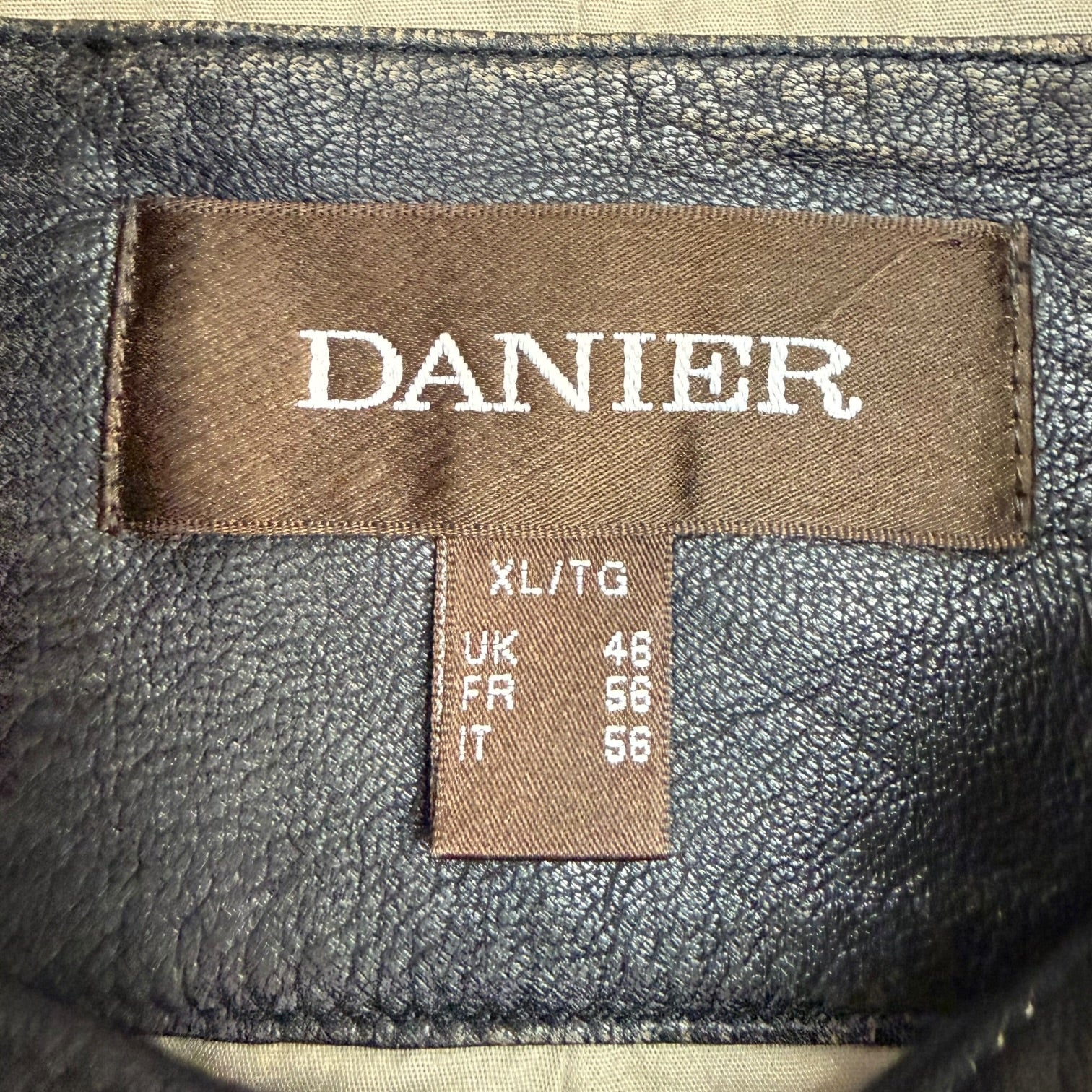 Vintage Danier Leather Moto Jacket Brown