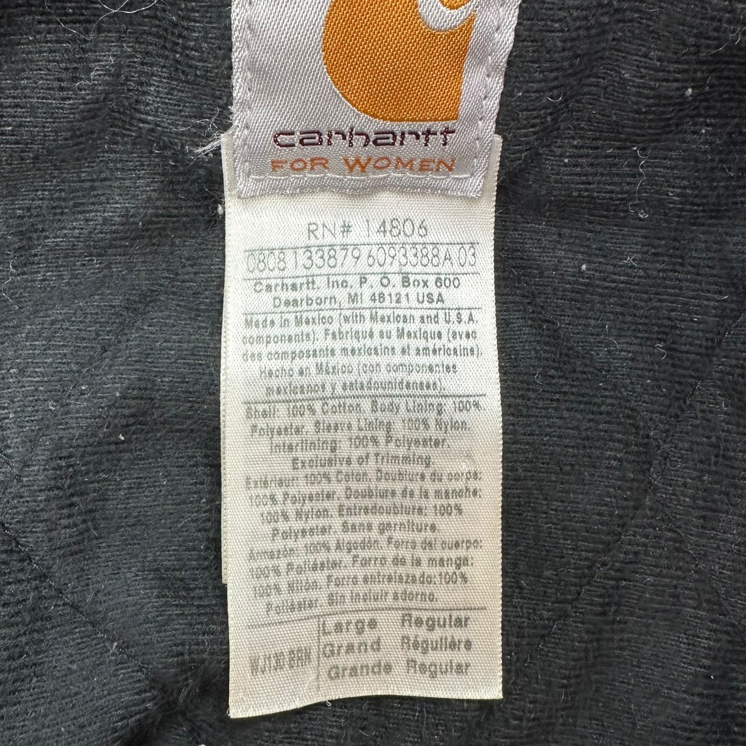 Vintage Women’s Carhartt Hooded Active Jacket